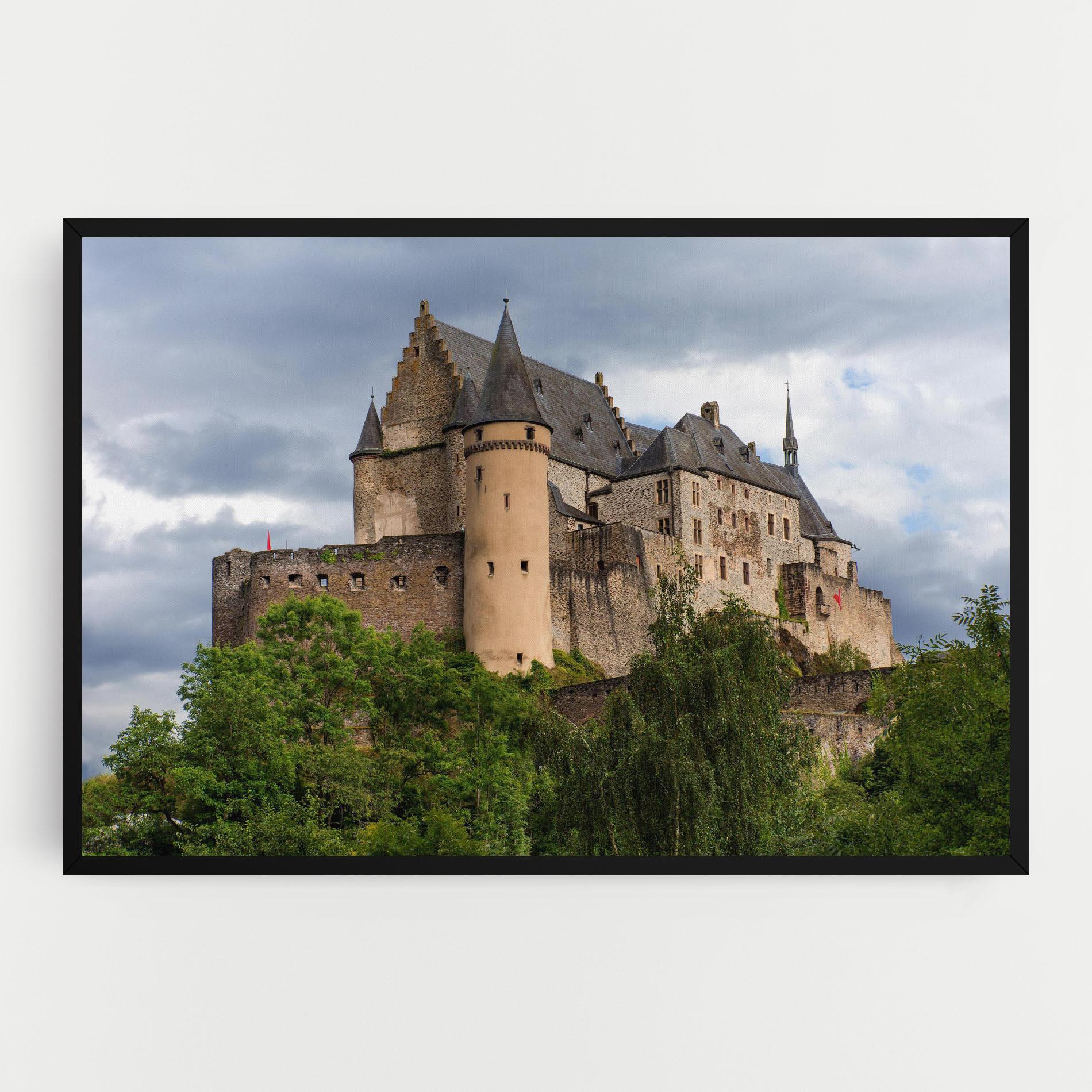 Vászonkép Castle Vianden mockup 0