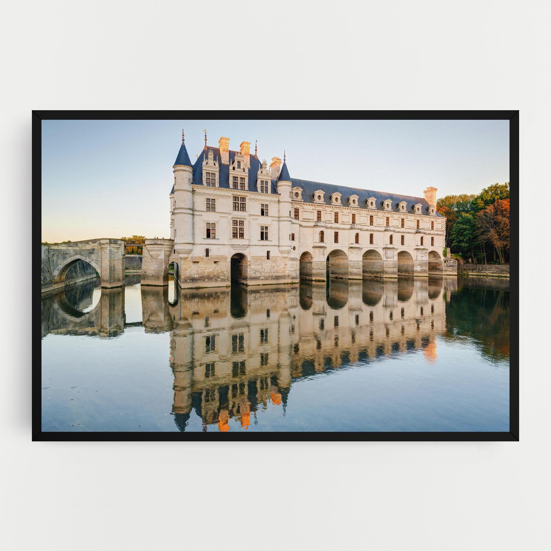 Vászonkép Chateau Chenonceau Castle mockup 0