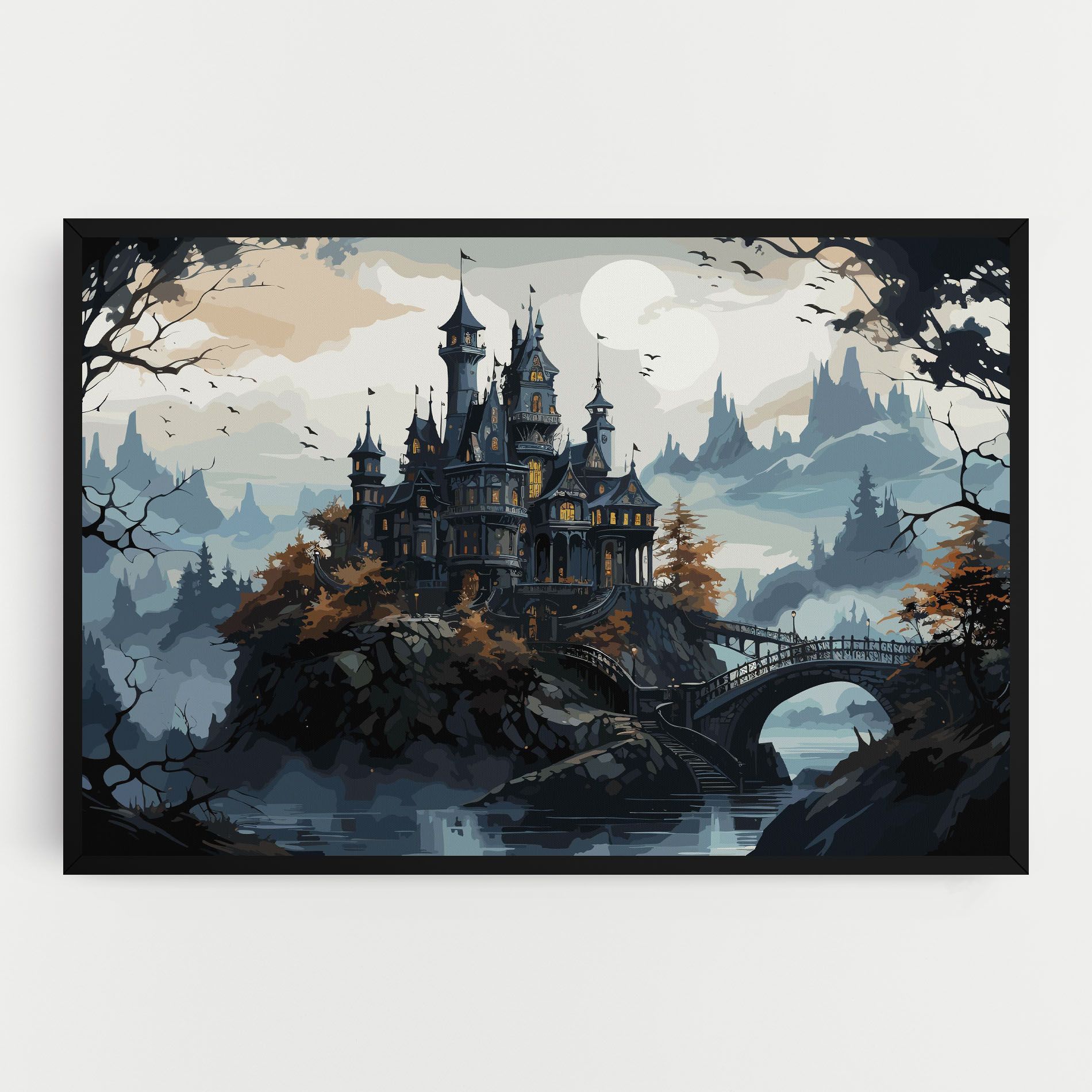 Grey Big Castle mockup 0