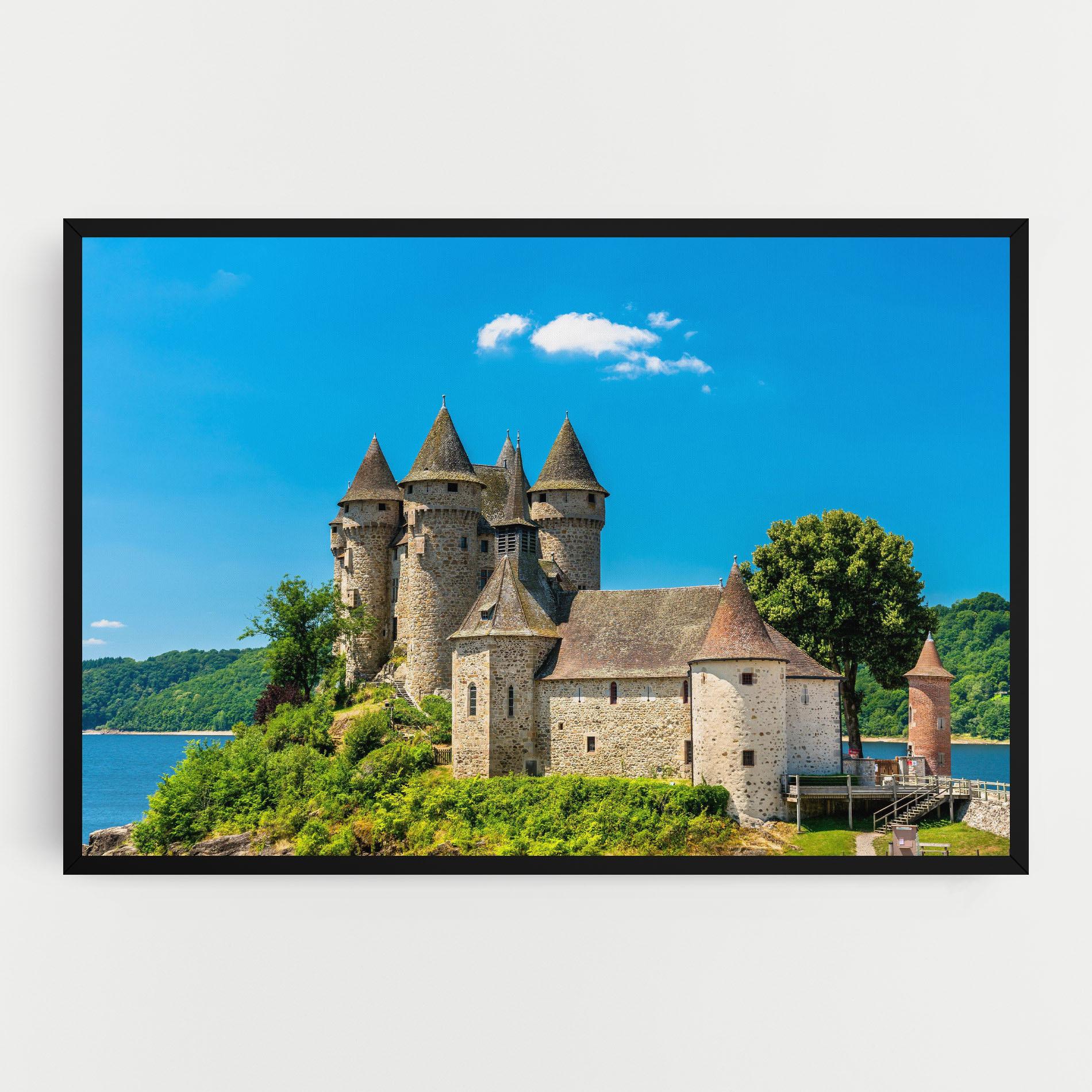Vászonkép Medieval Castle France mockup 0