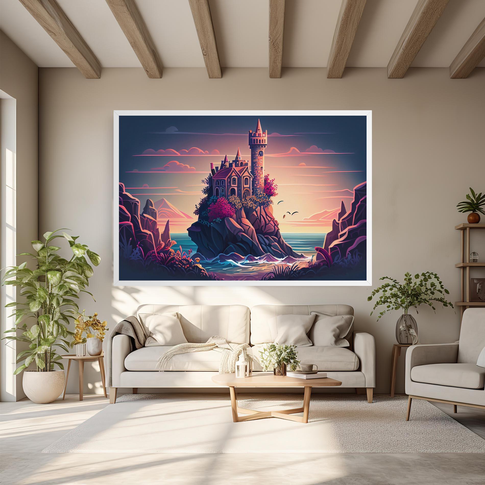 Vászonkép Cliff Castle mockup 6