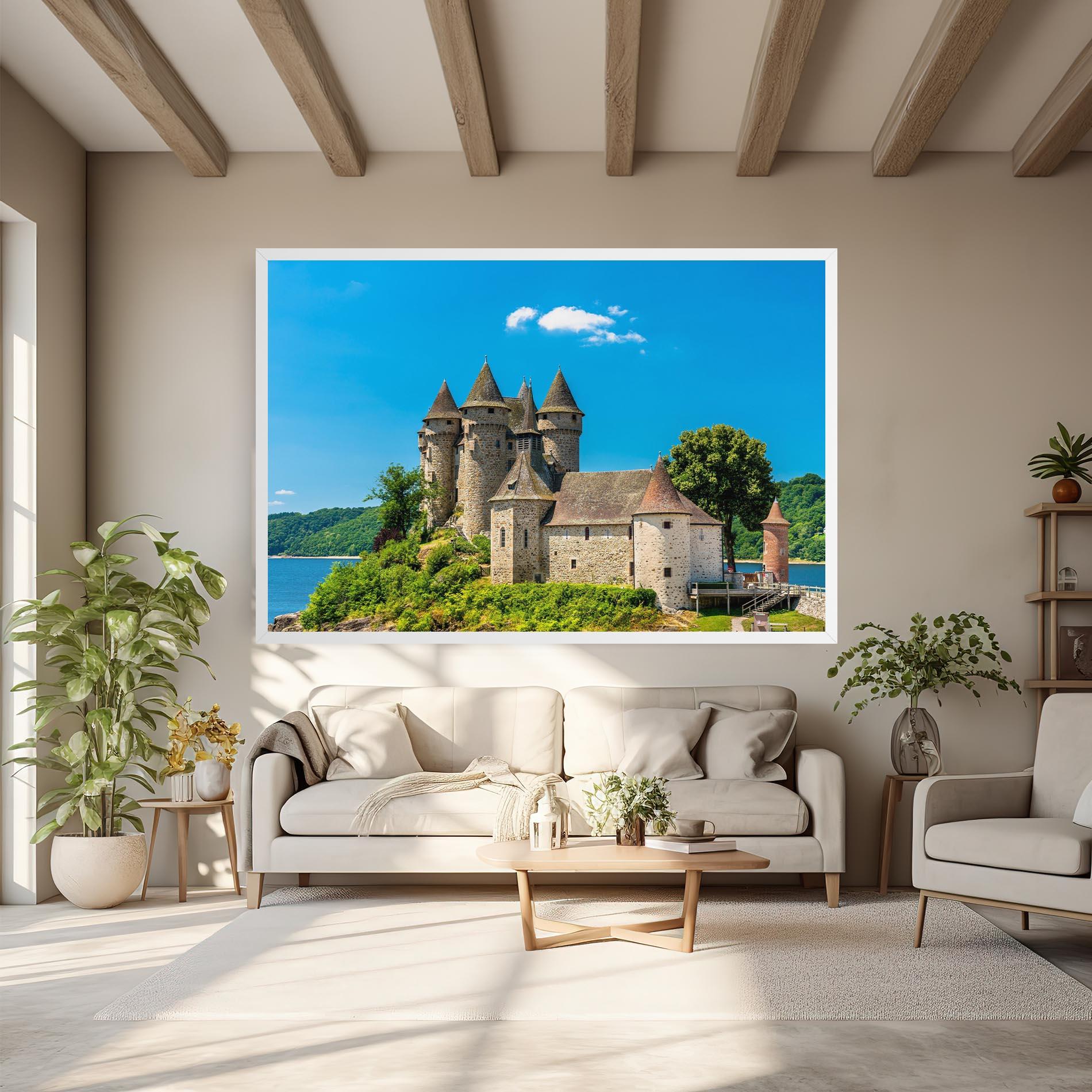 Vászonkép Medieval Castle France mockup 6
