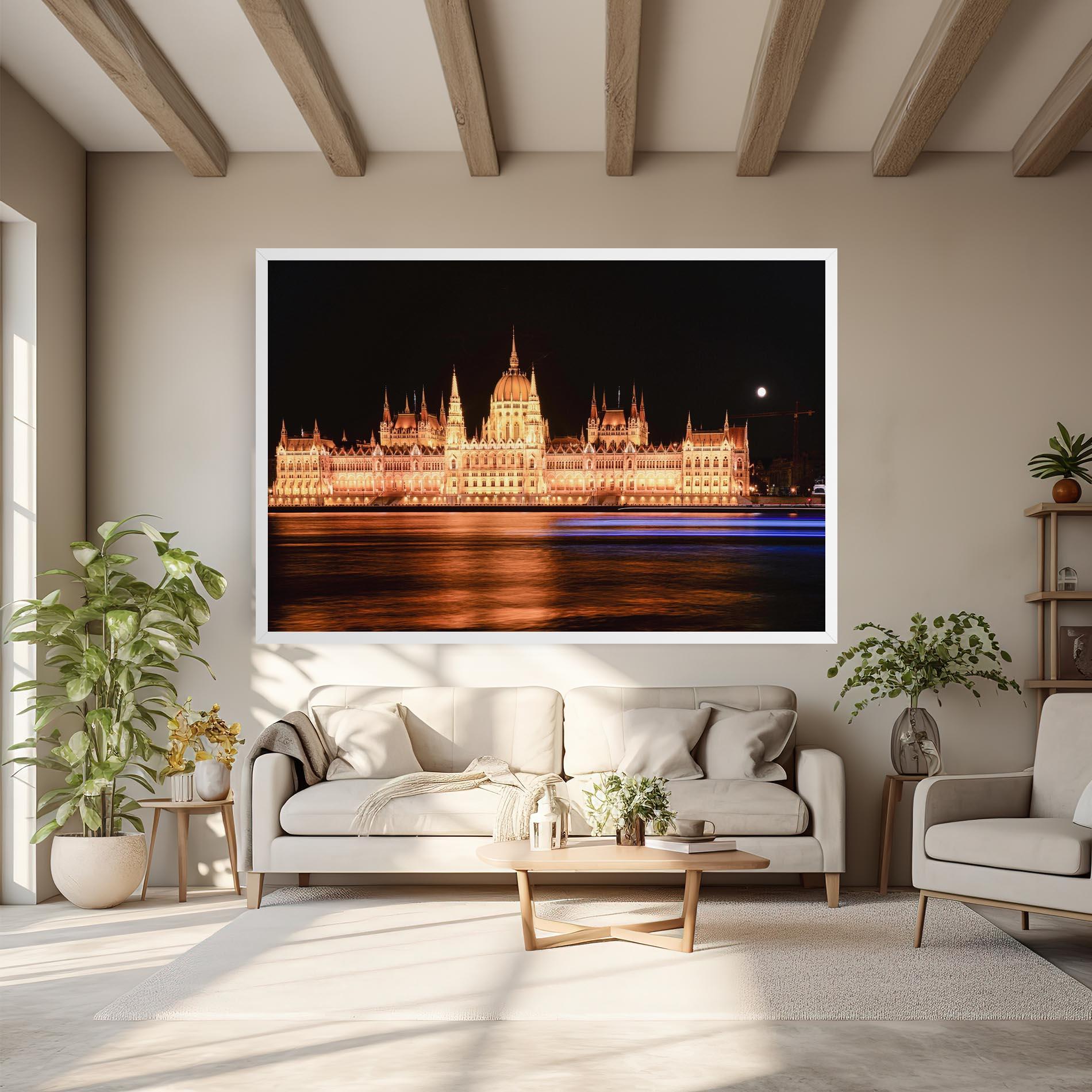 Vászonkép Night Reflection mockup 6