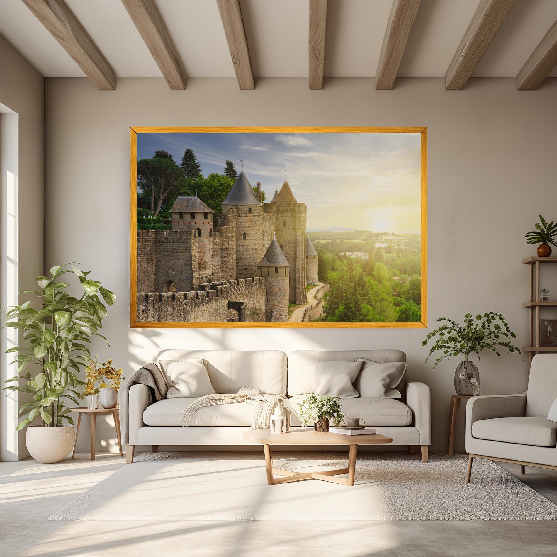 Vászonkép Carcassonne France mockup 6