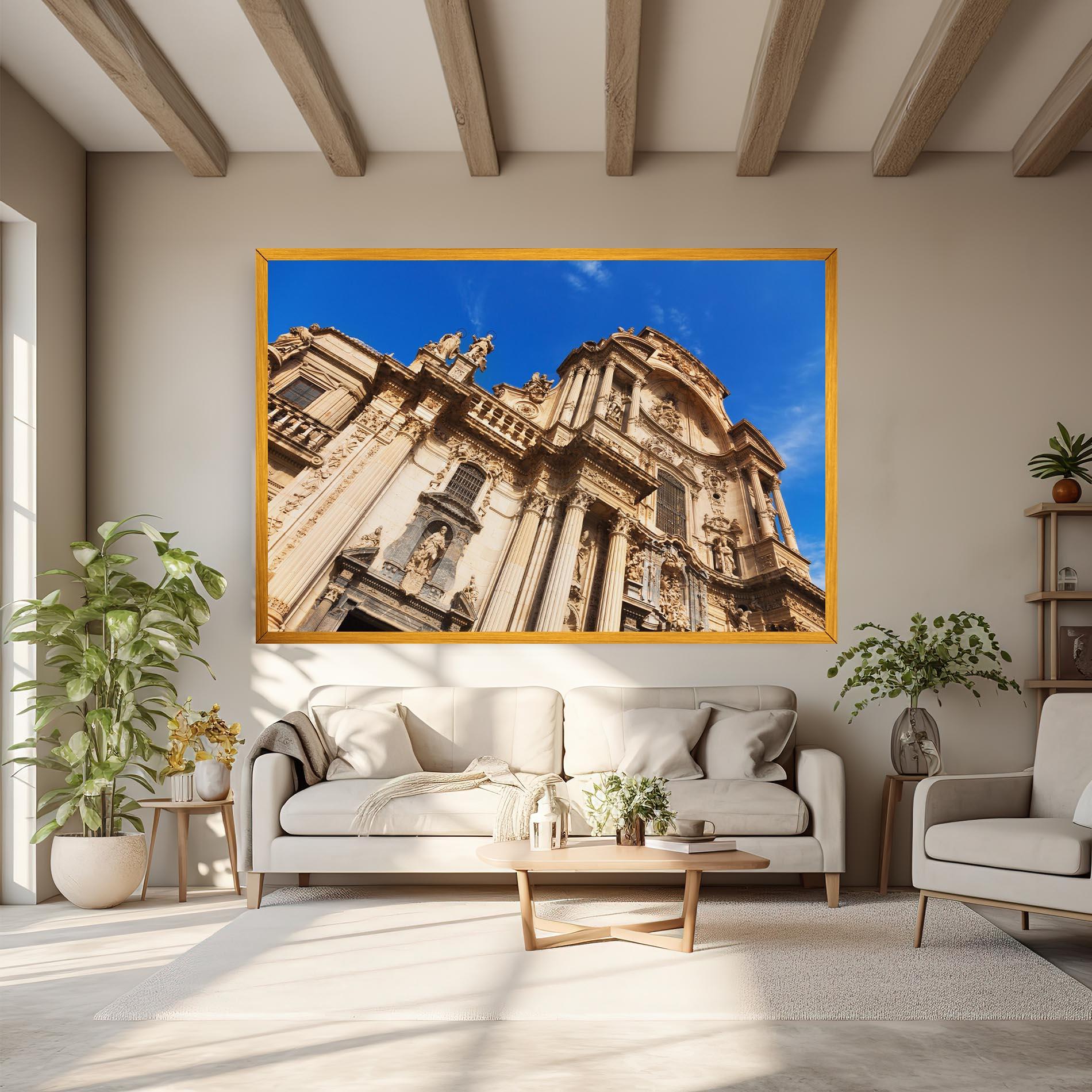 Vászonkép Church Saint Mary mockup 6