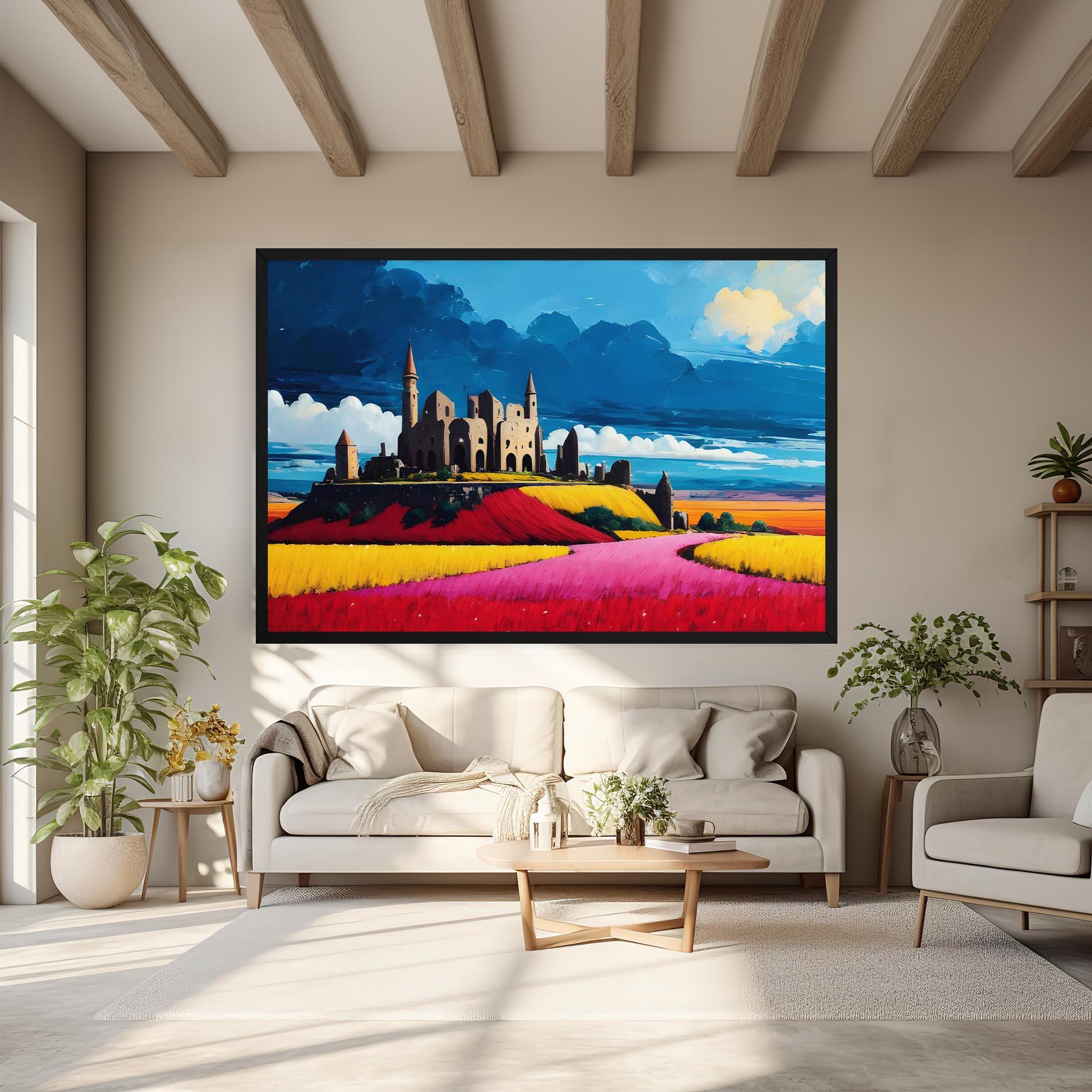 Vászonkép Antique Building Art mockup 6