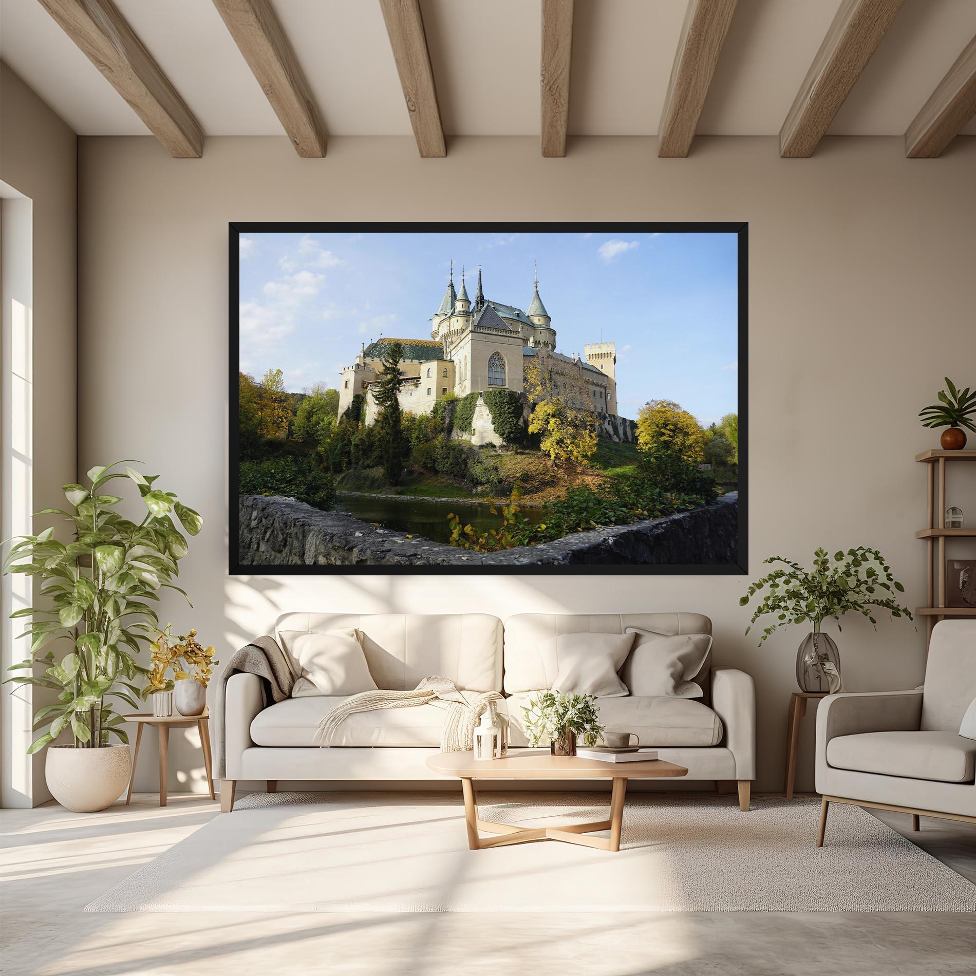 Vászonkép Bojnice Castle Slovakia mockup 6