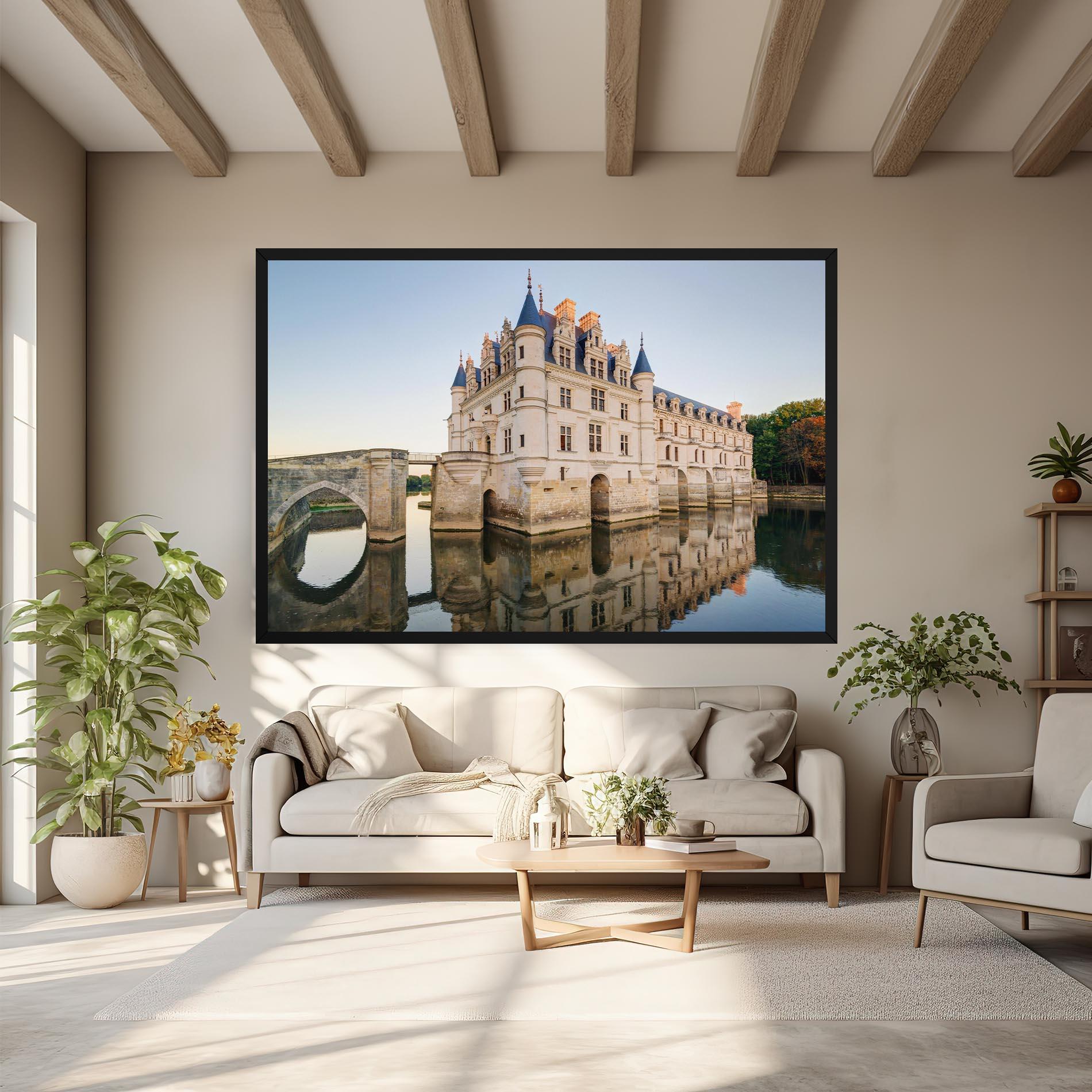Vászonkép Chateau France mockup 6