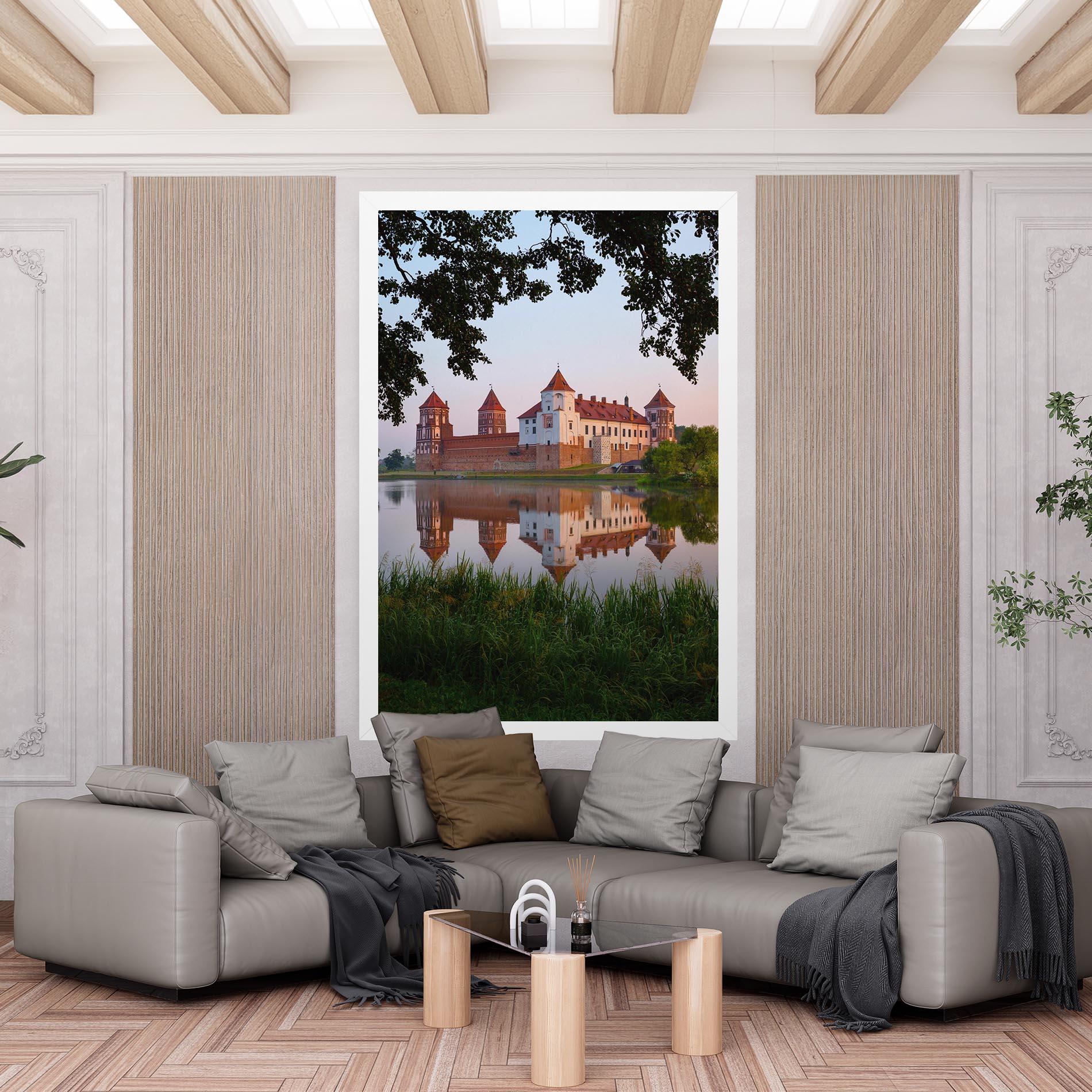 Vászonkép Ancient Castle Morning mockup 6
