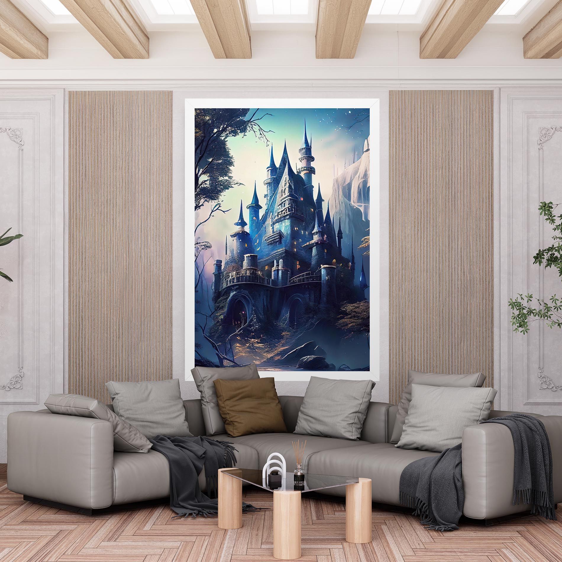 Blue Art Castle mockup 6