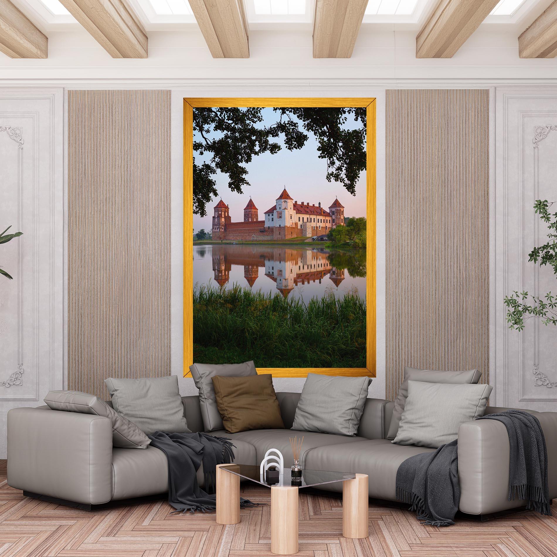 Vászonkép Ancient Castle Morning mockup 6