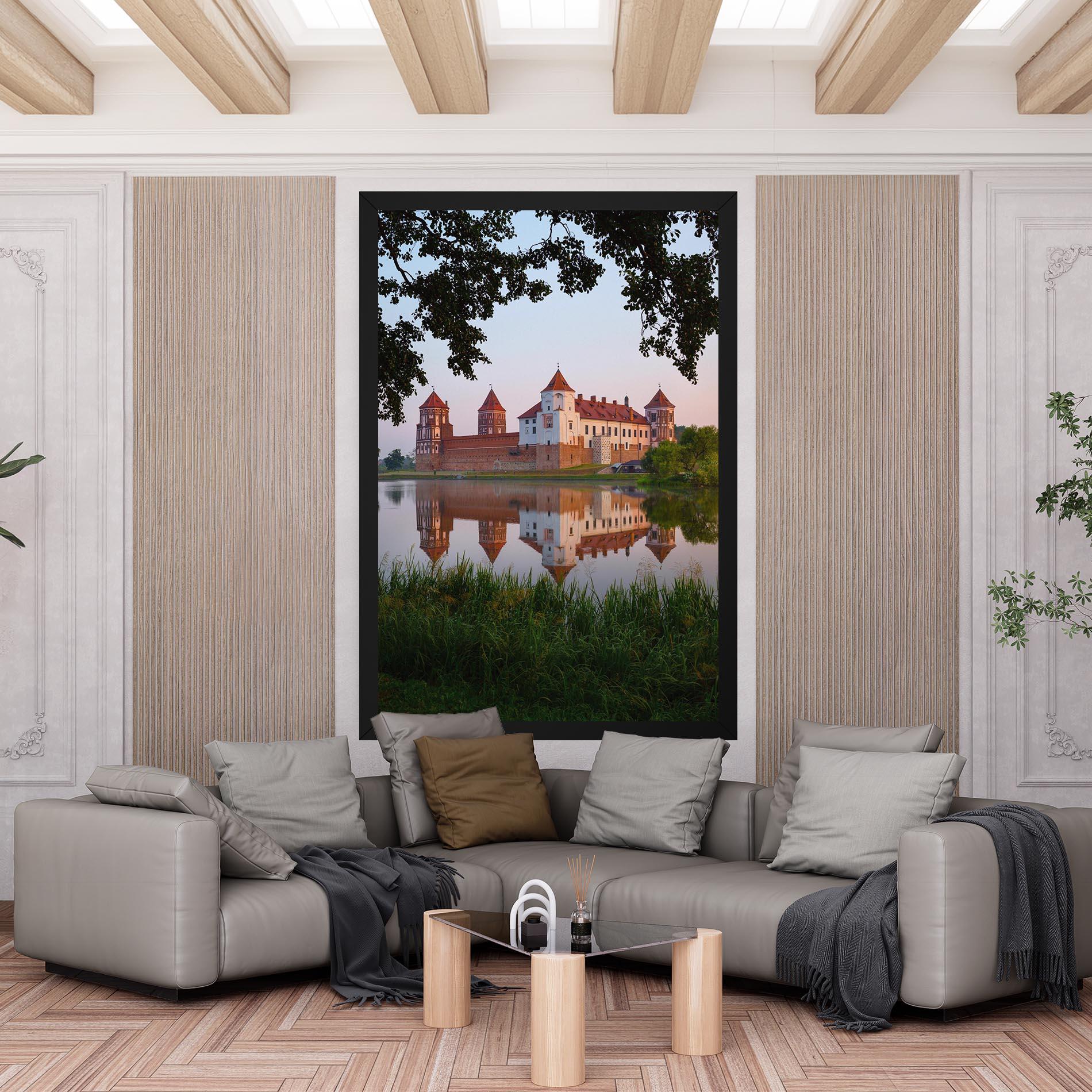 Vászonkép Ancient Castle Morning mockup 6