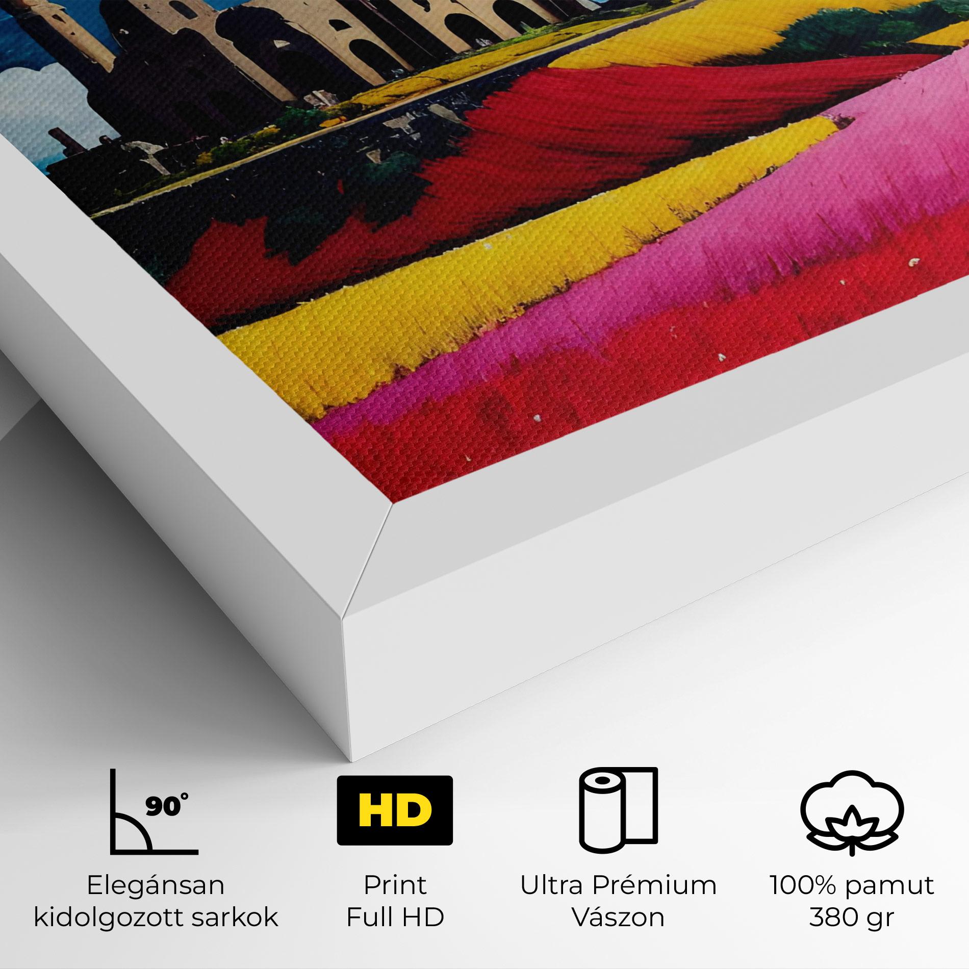 Vászonkép Antique Building Art mockup 4