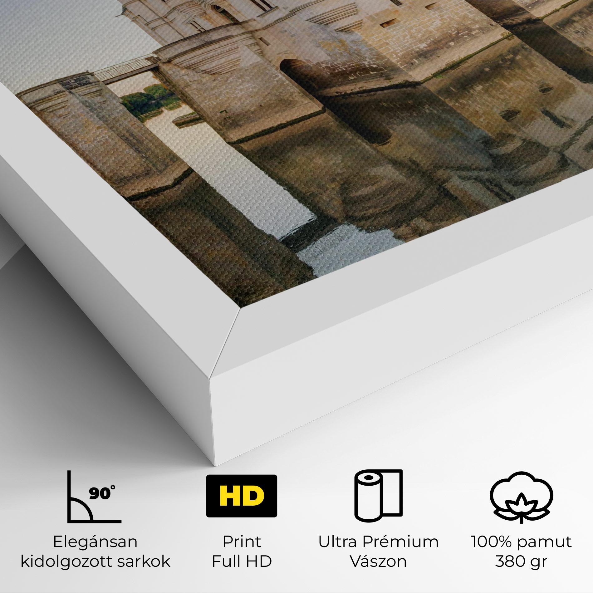 Vászonkép Chateau France mockup 4