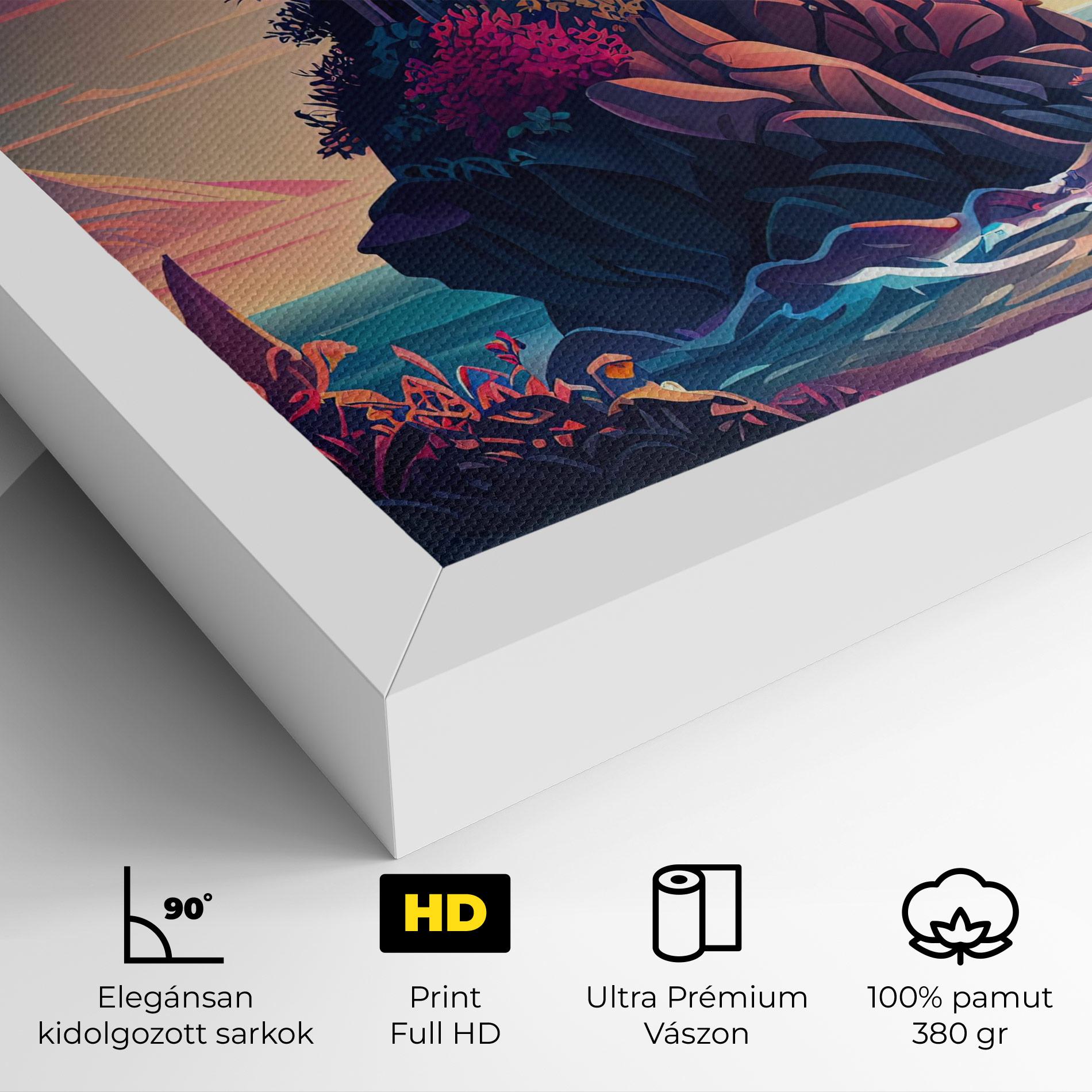 Vászonkép Cliff Castle mockup 4