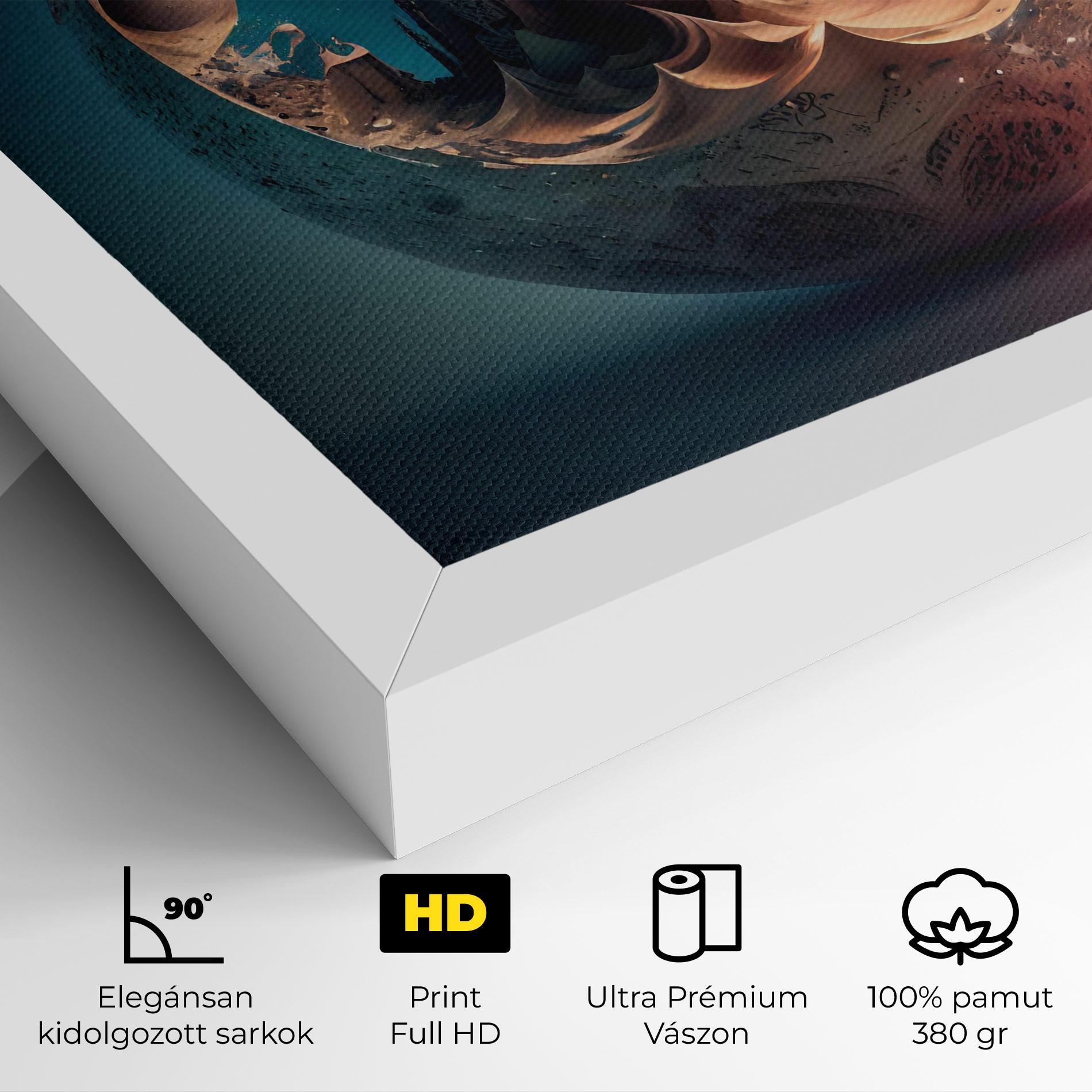 Vászonkép Fantasy Planet Castle mockup 4