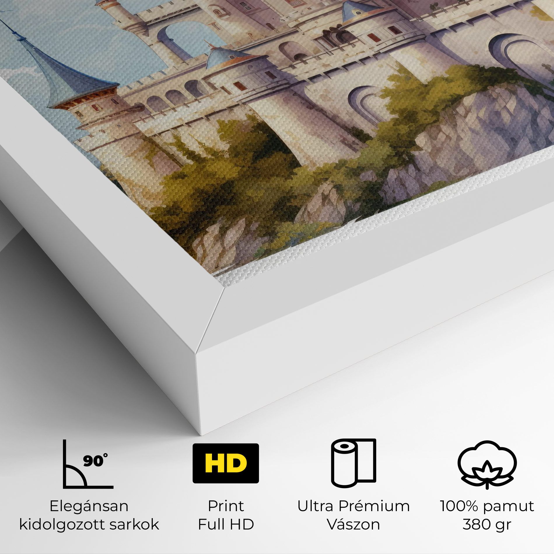 Illustration Castle mockup 4