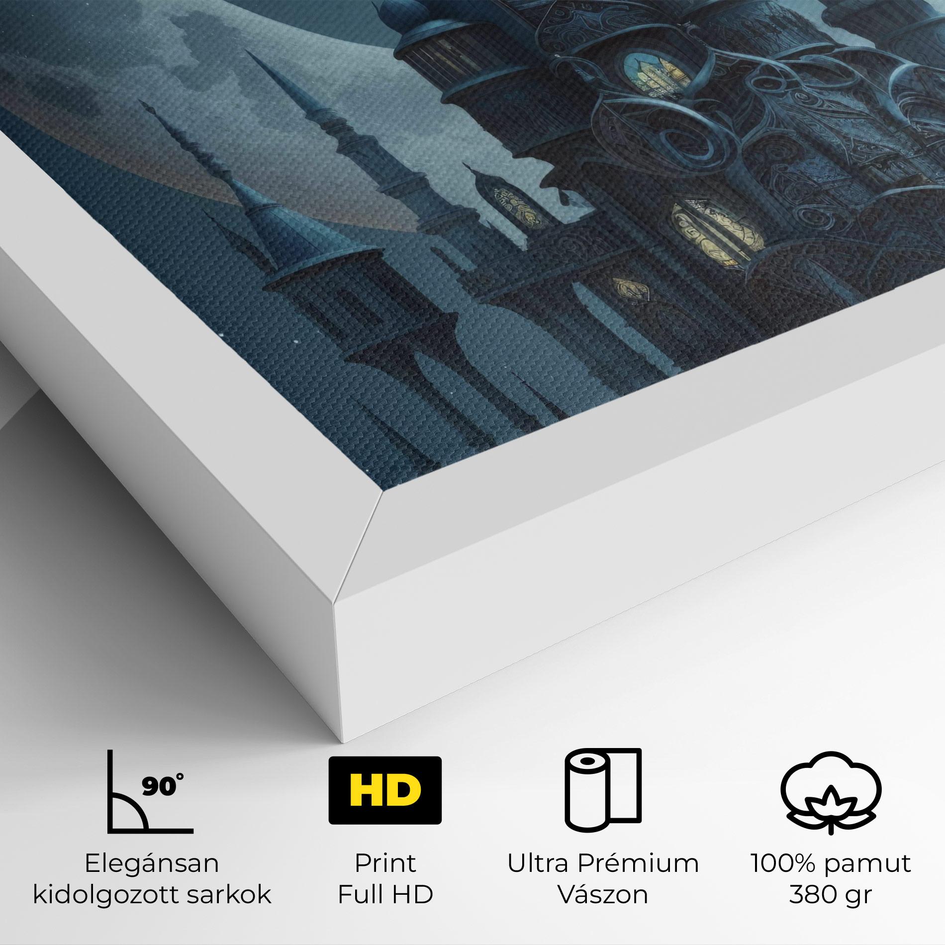 Vászonkép Mosque Moon mockup 4