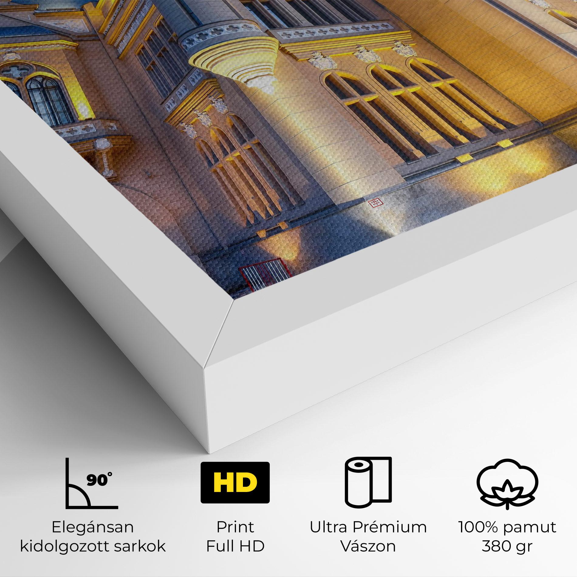 Vászonkép Palace Culture Romania mockup 4