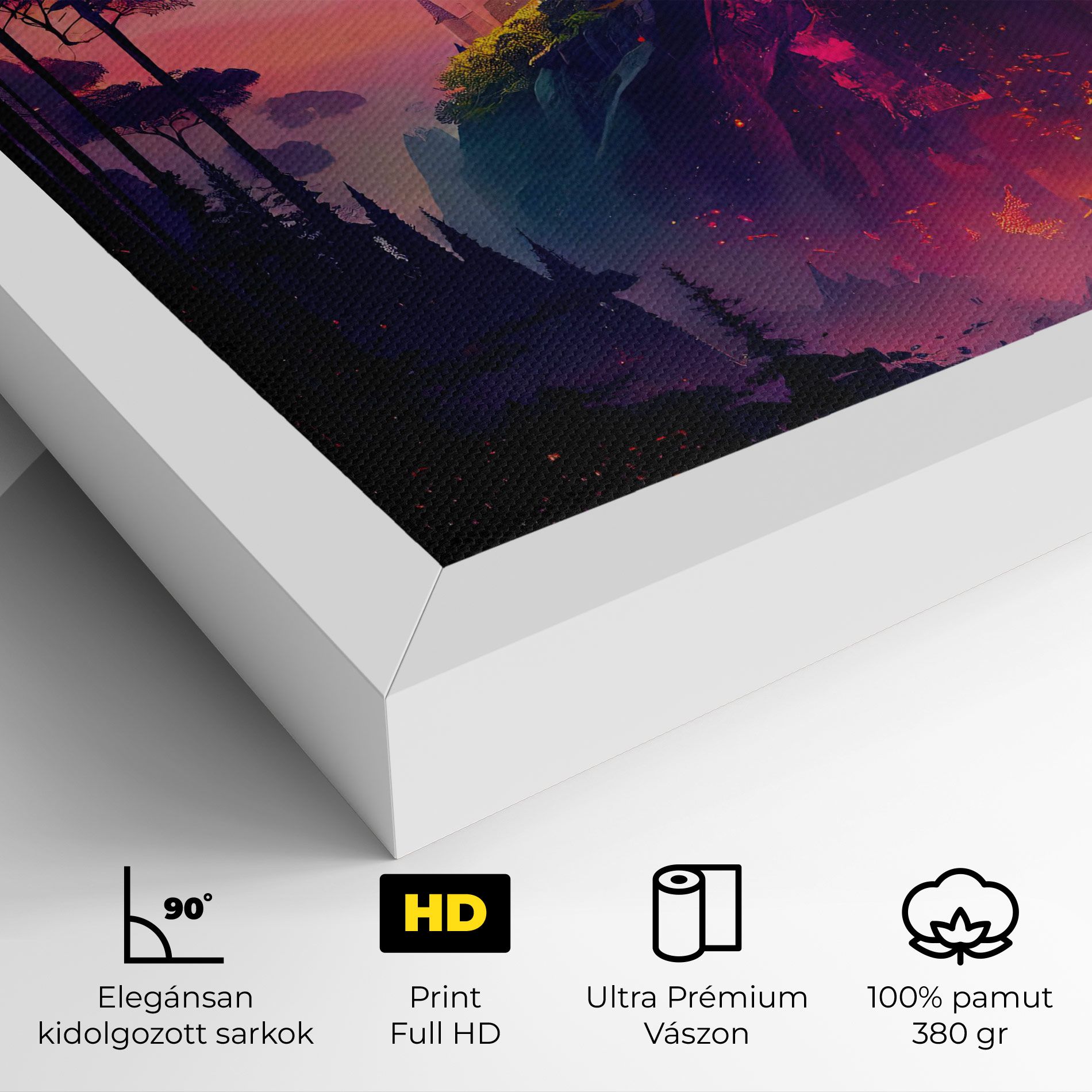 Purple Orange Castle mockup 4