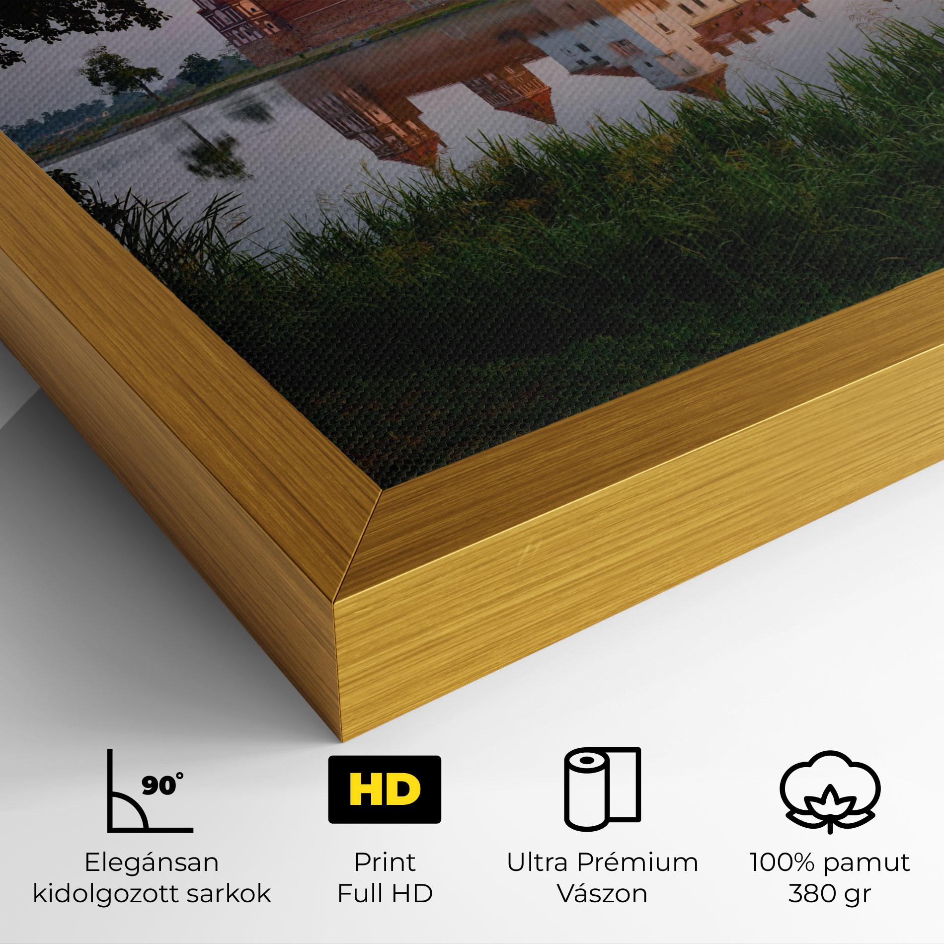 Vászonkép Ancient Castle Morning mockup 4