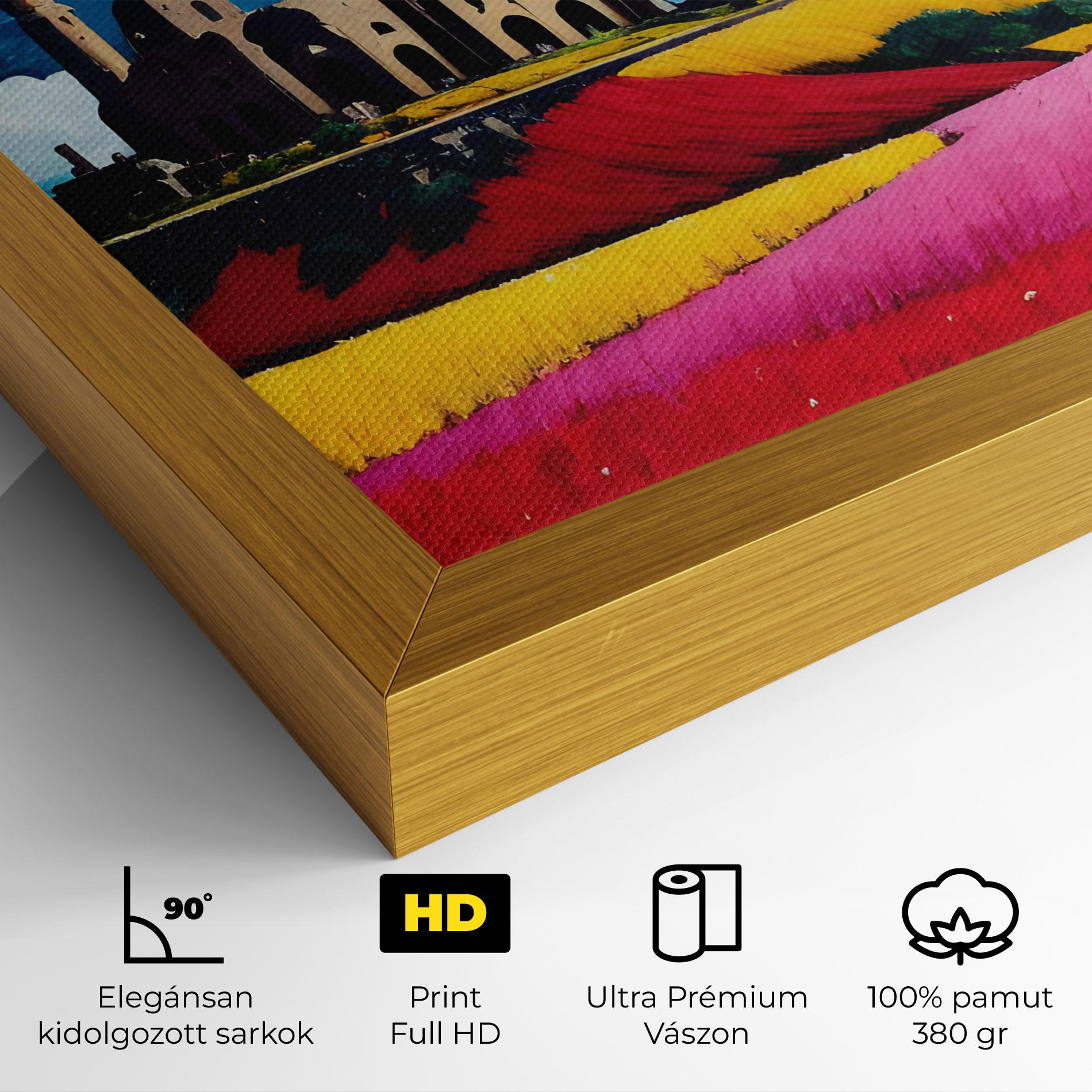 Vászonkép Antique Building Art mockup 4