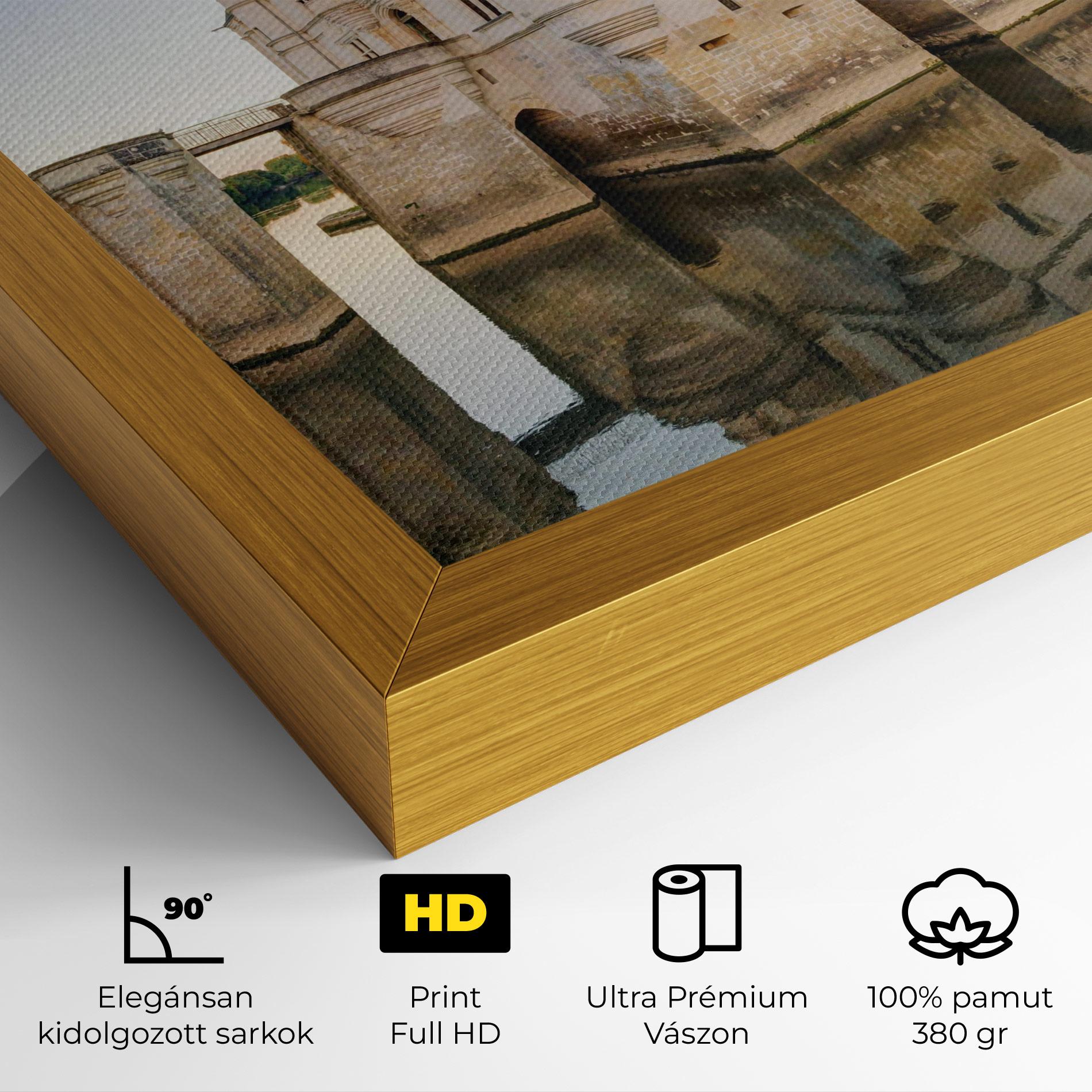 Vászonkép Chateau France mockup 4