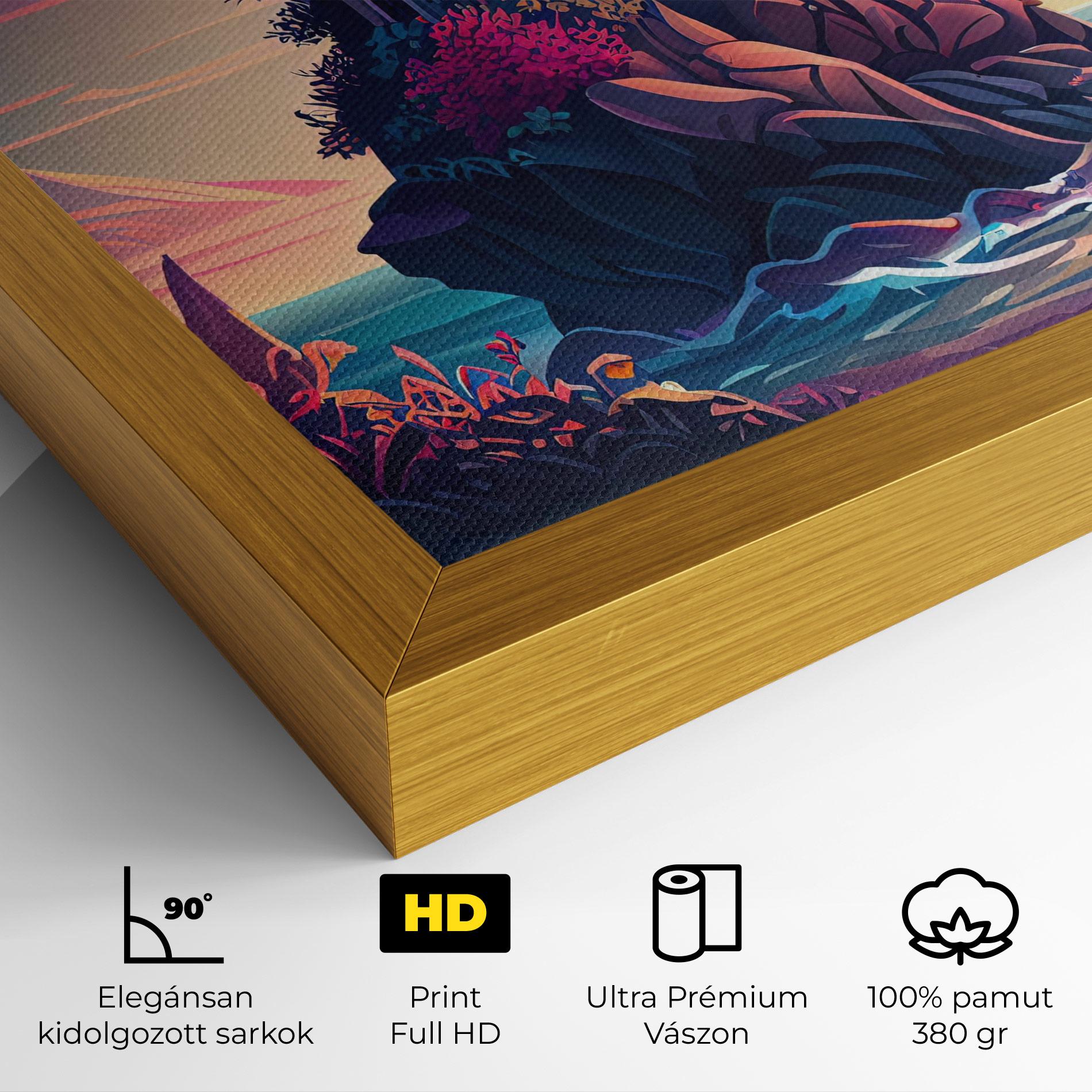 Vászonkép Cliff Castle mockup 4