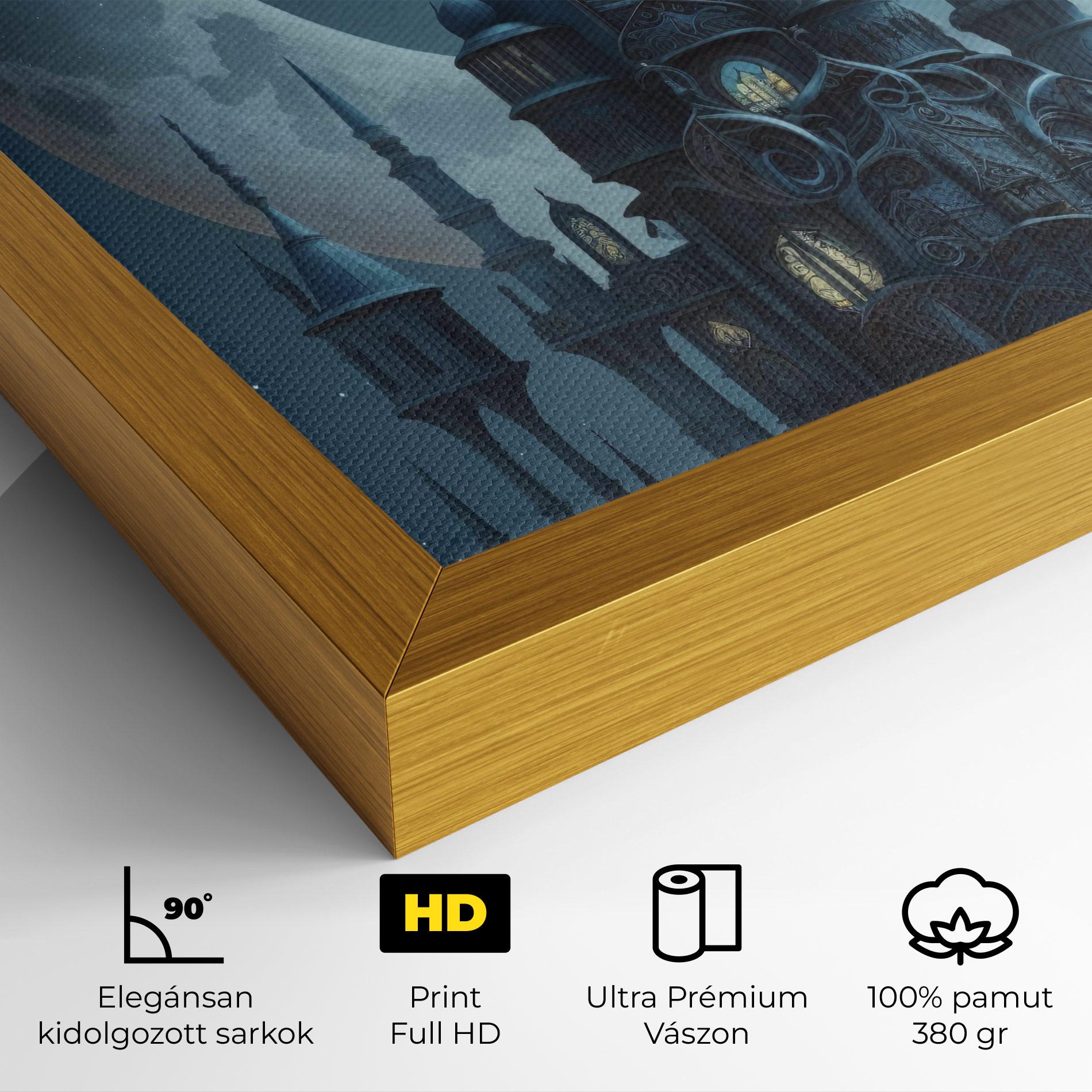 Vászonkép Mosque Moon mockup 4