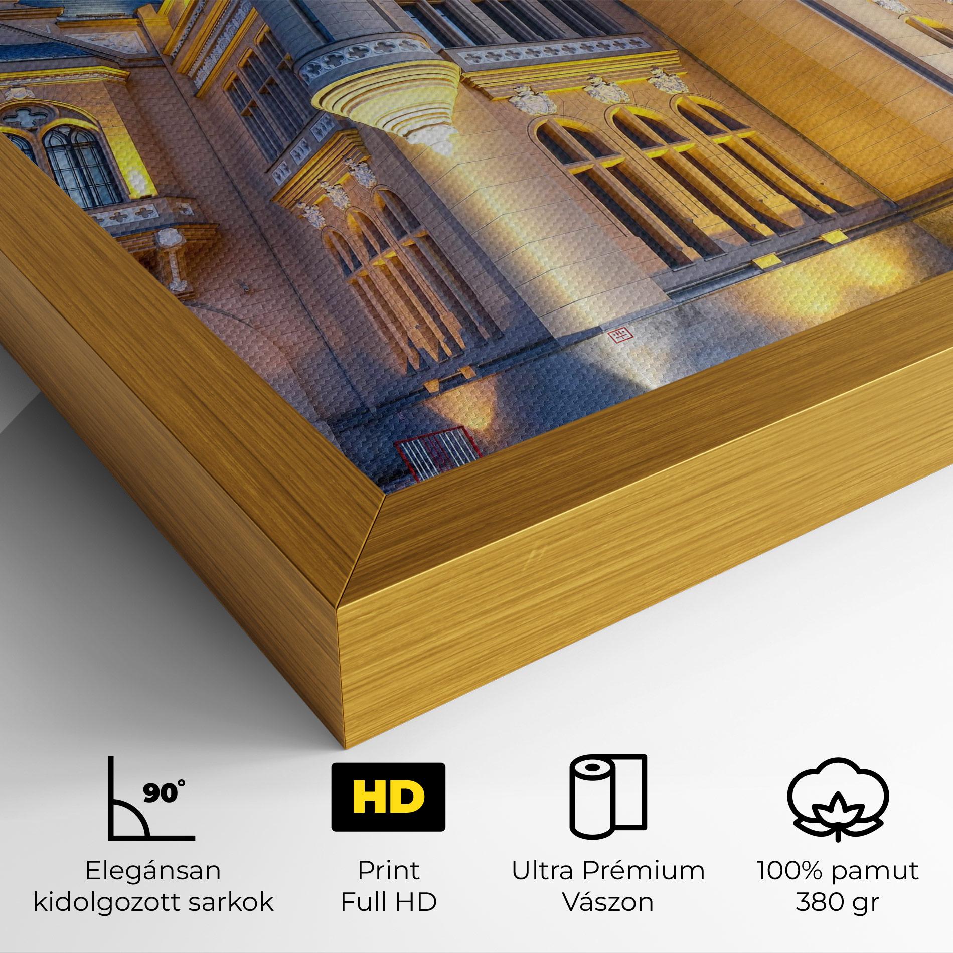 Vászonkép Palace Culture Romania mockup 4