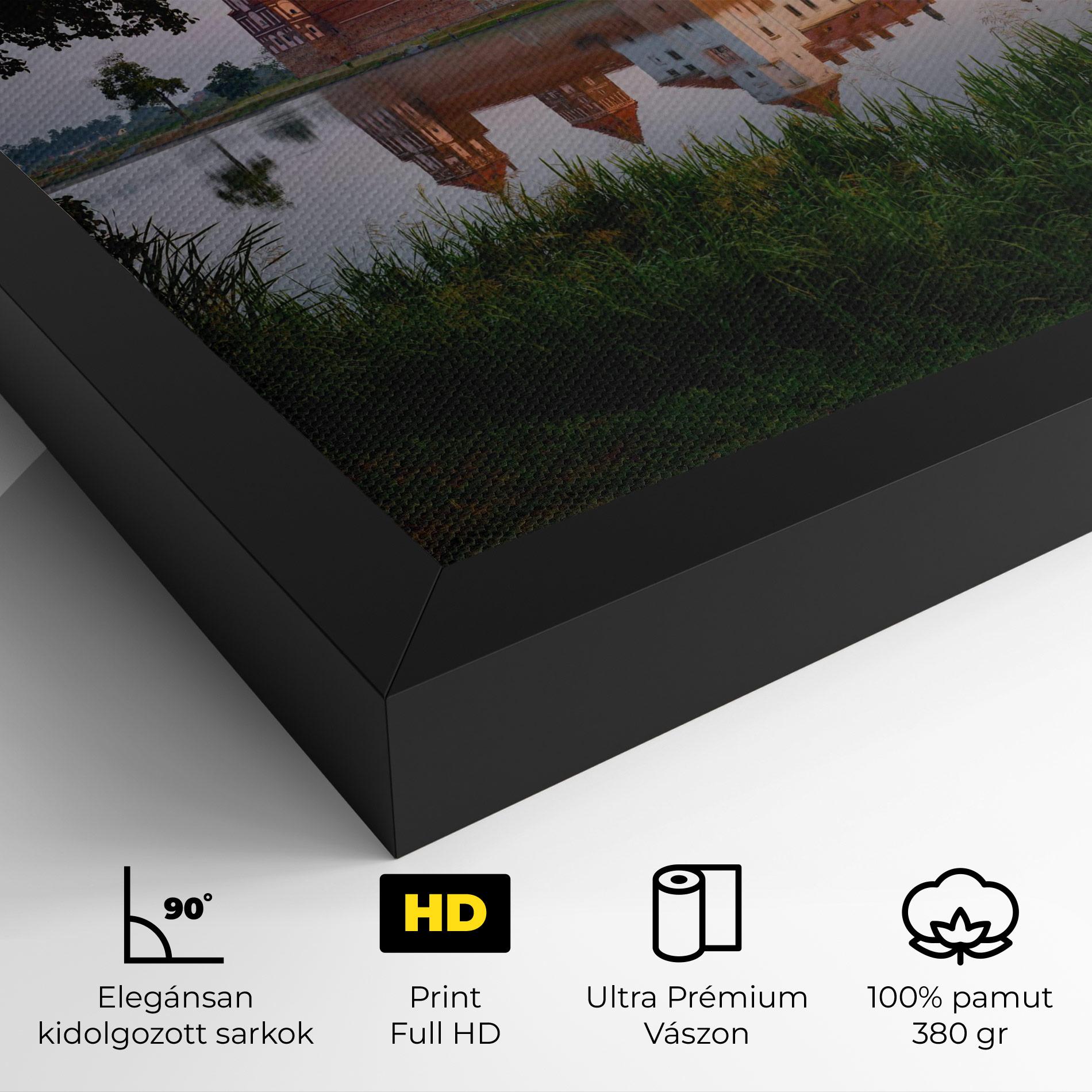 Vászonkép Ancient Castle Morning mockup 4