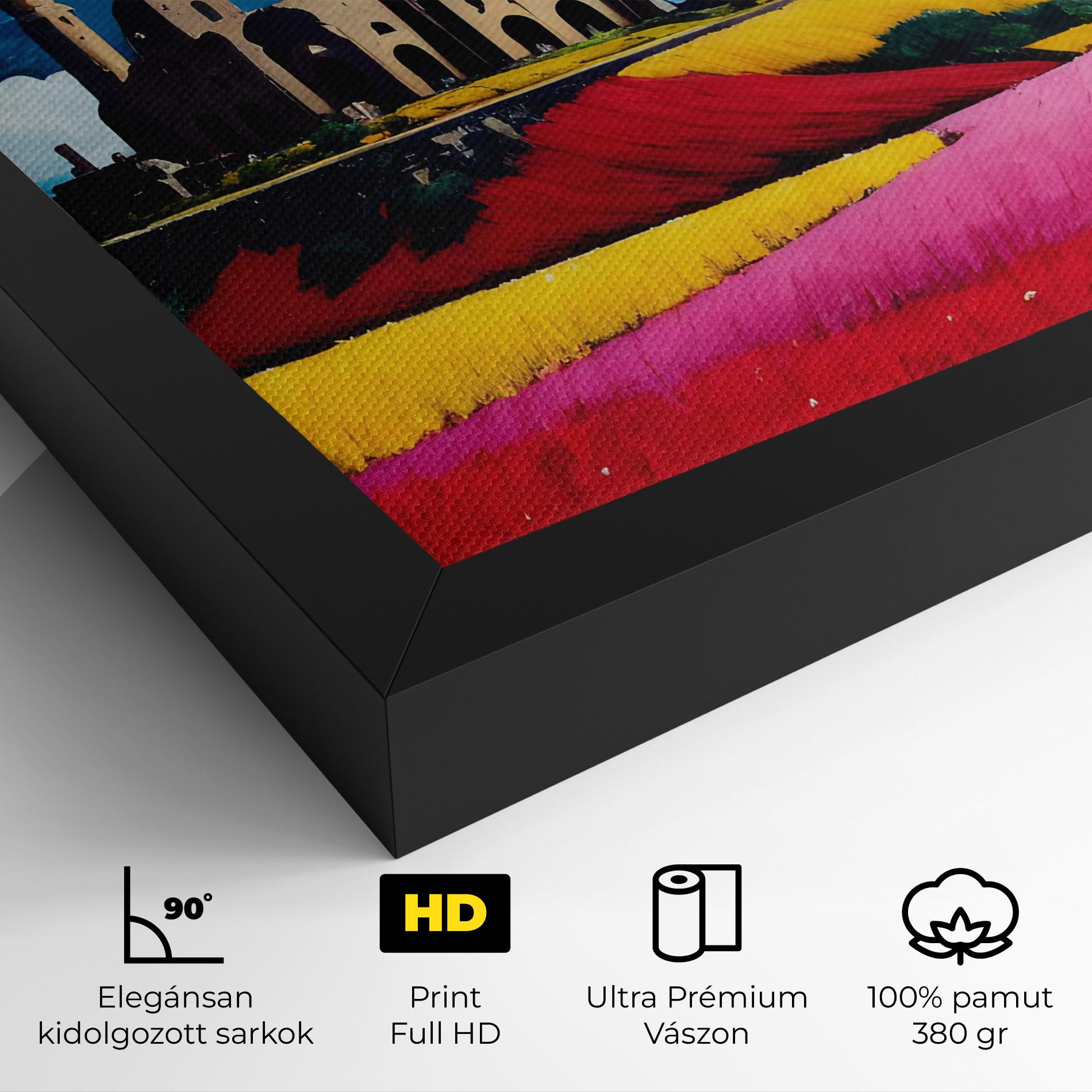 Vászonkép Antique Building Art mockup 4