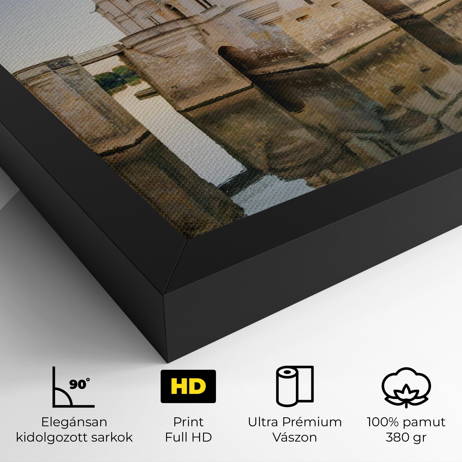 Vászonkép Chateau France mockup 4