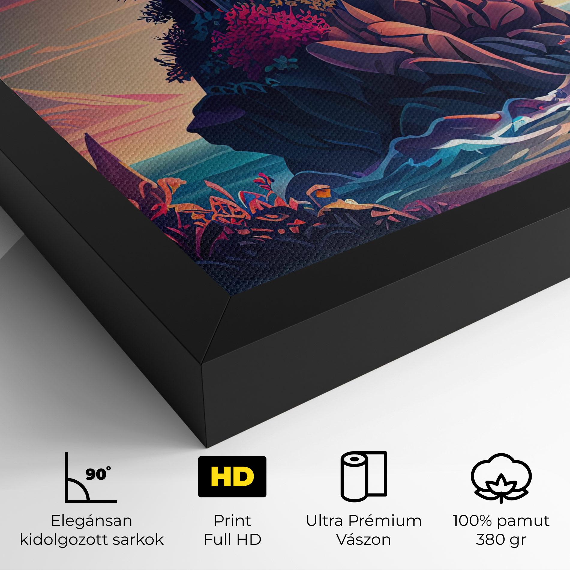 Vászonkép Cliff Castle mockup 4