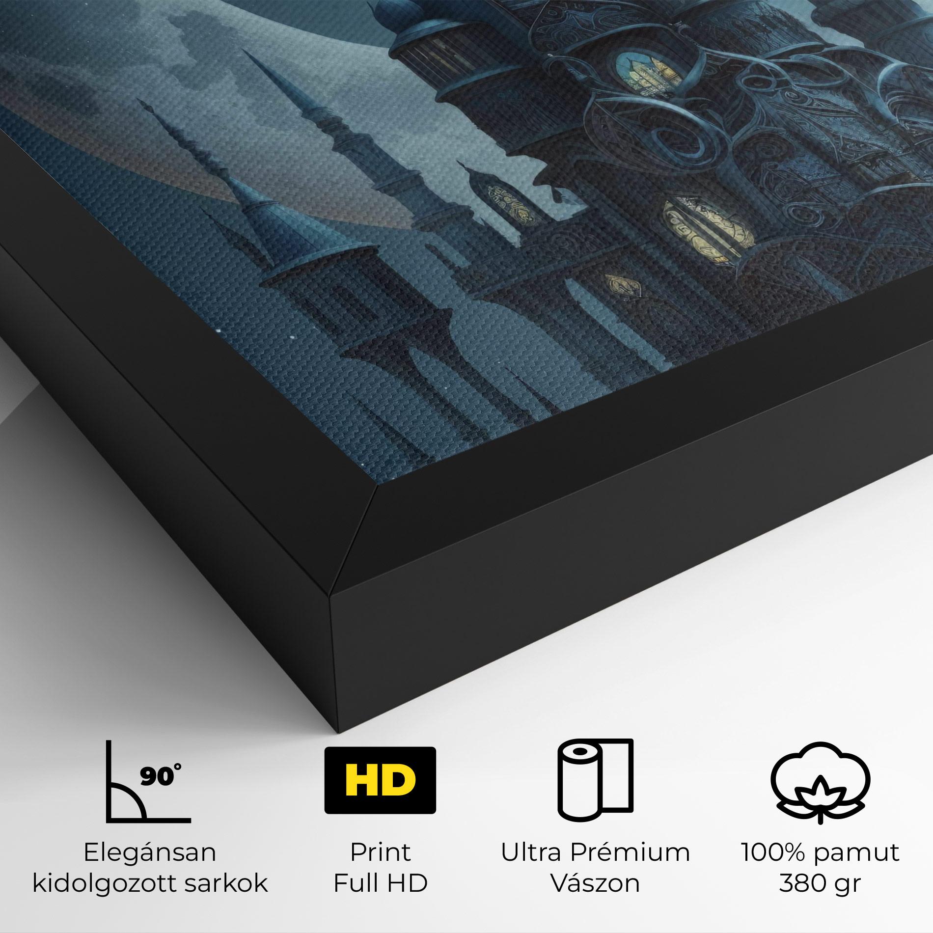 Vászonkép Mosque Moon mockup 4