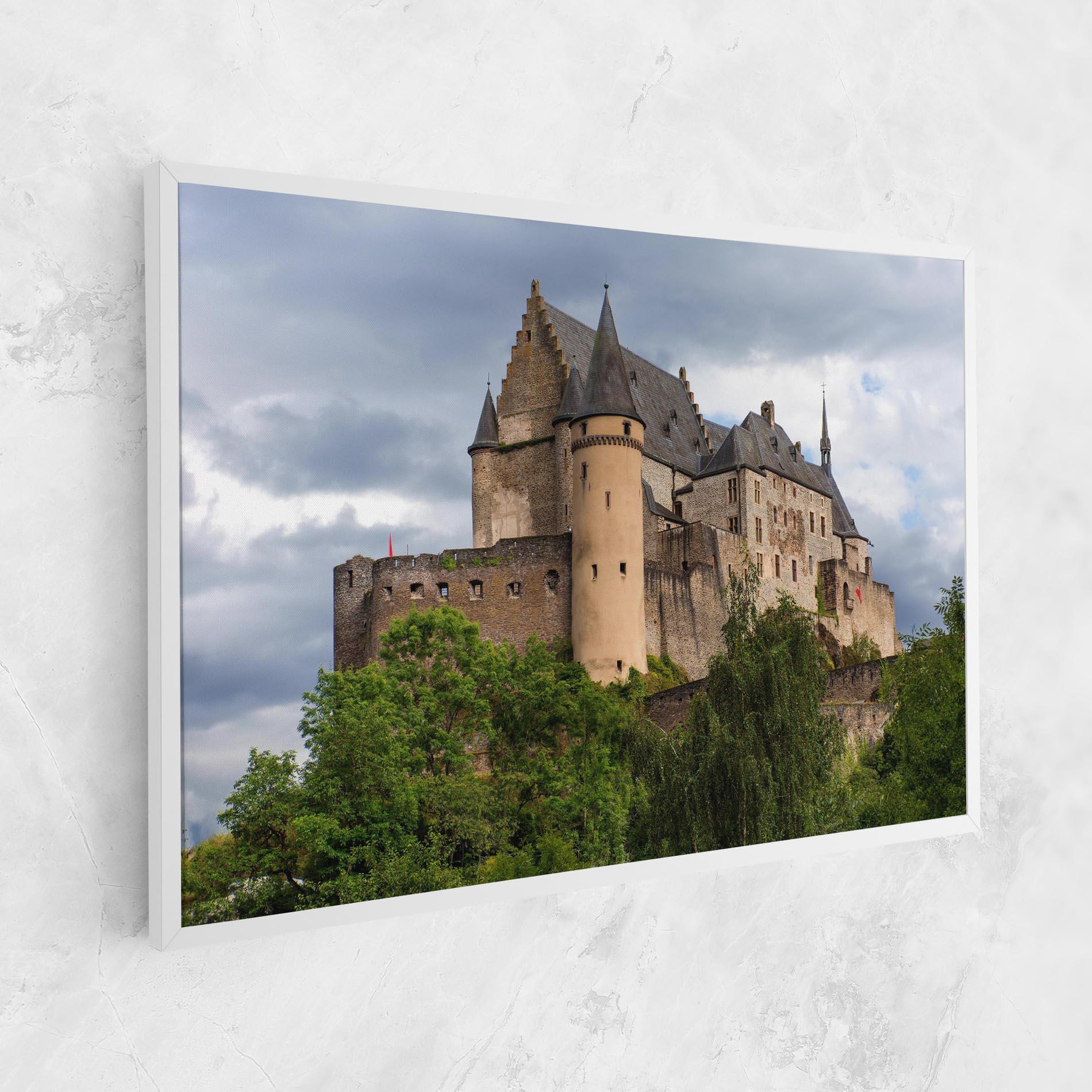 Vászonkép Castle Vianden mockup 1