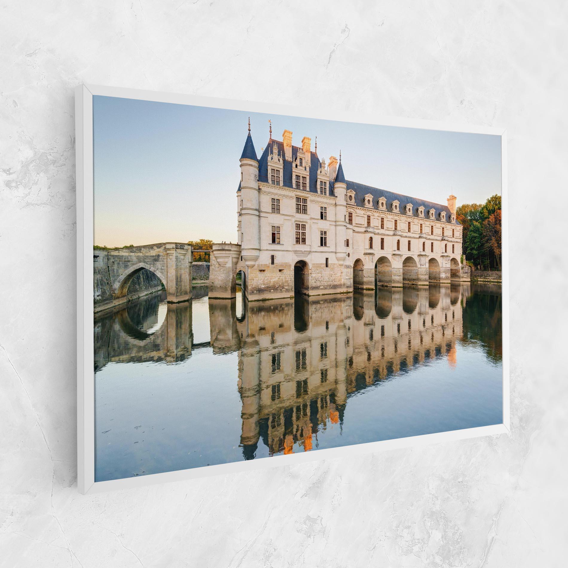 Vászonkép Chateau Chenonceau Castle mockup 1