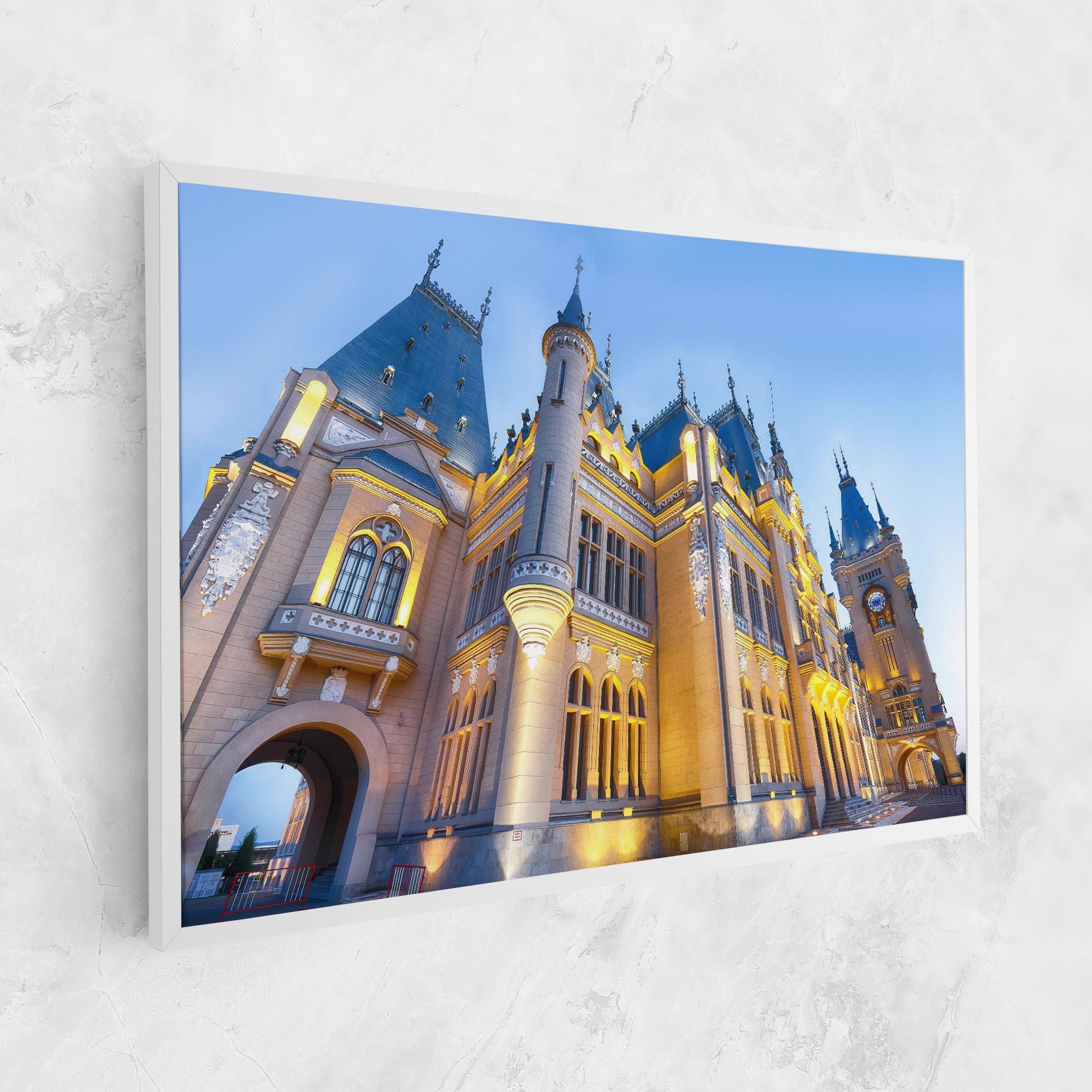 Vászonkép Palace Culture Romania mockup 1