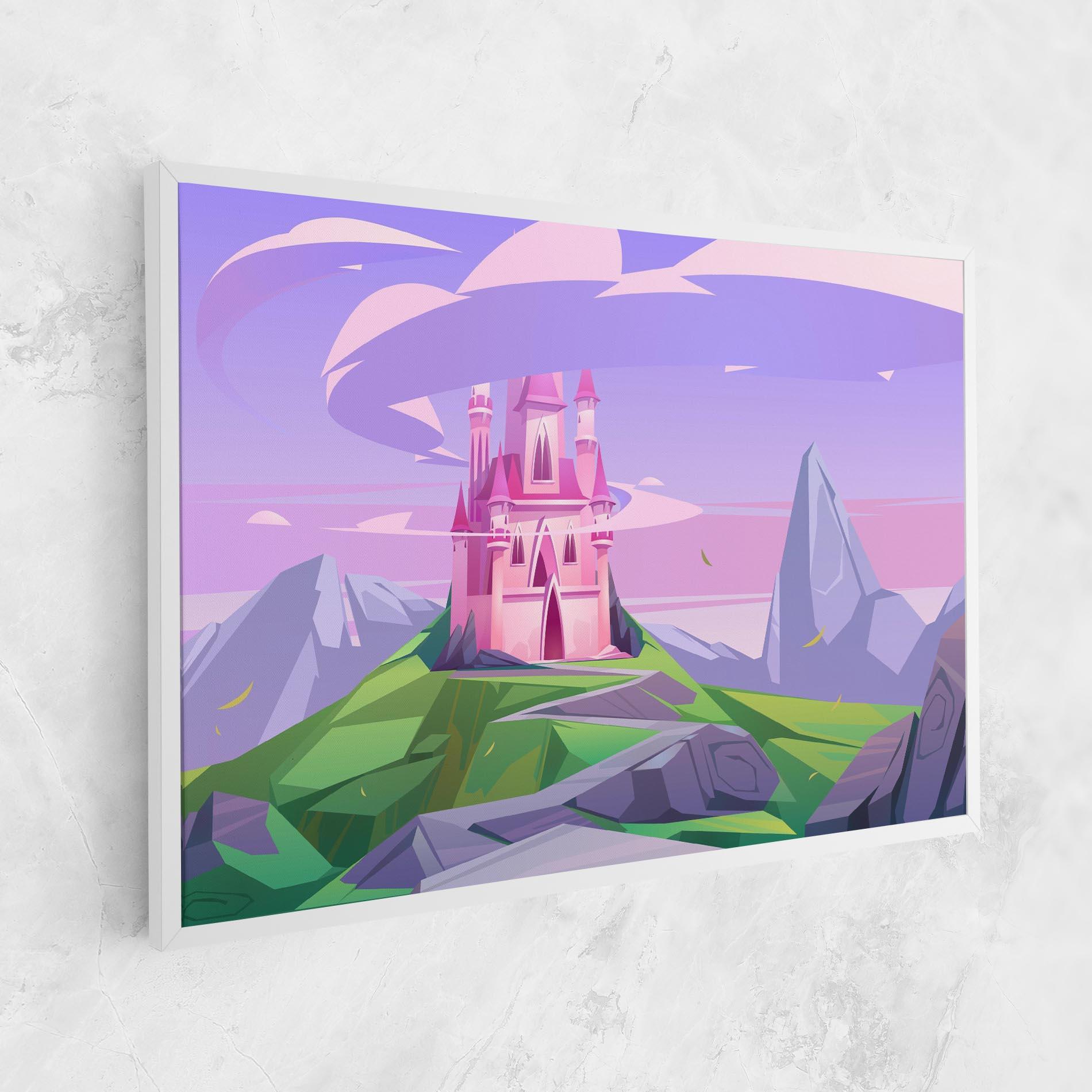 Vászonkép Pink Castle mockup 1
