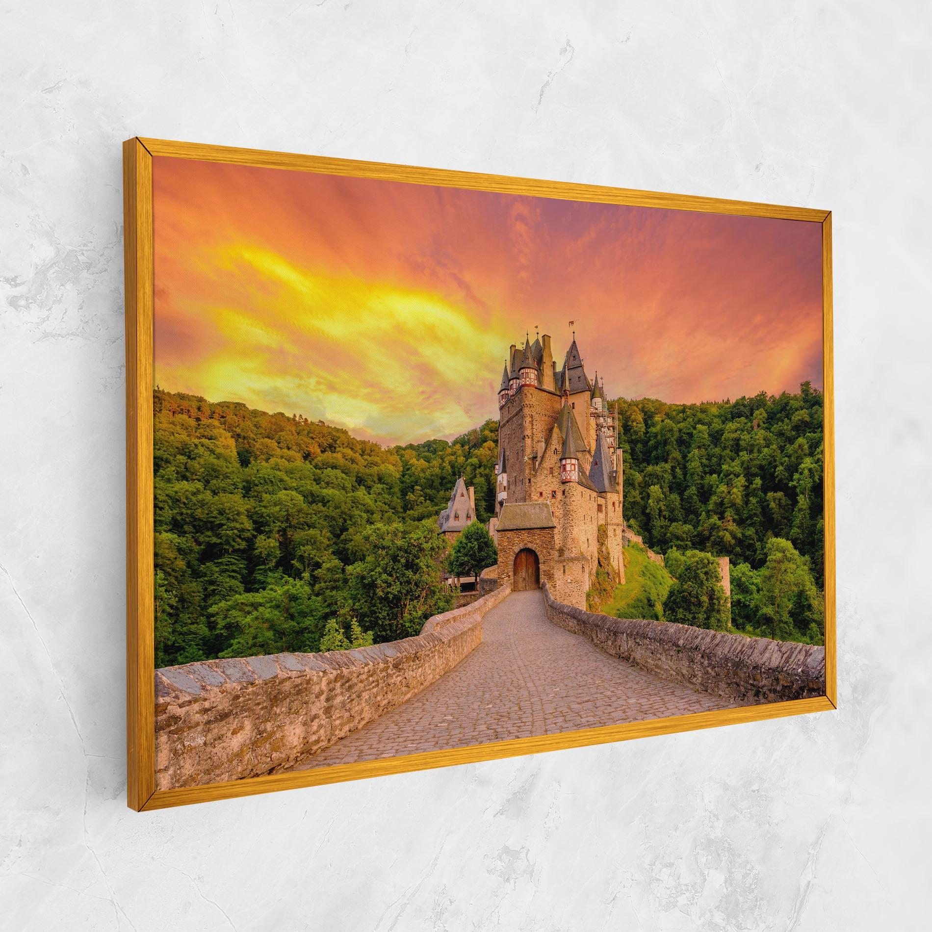 Vászonkép Burg Eltz Castle mockup 1