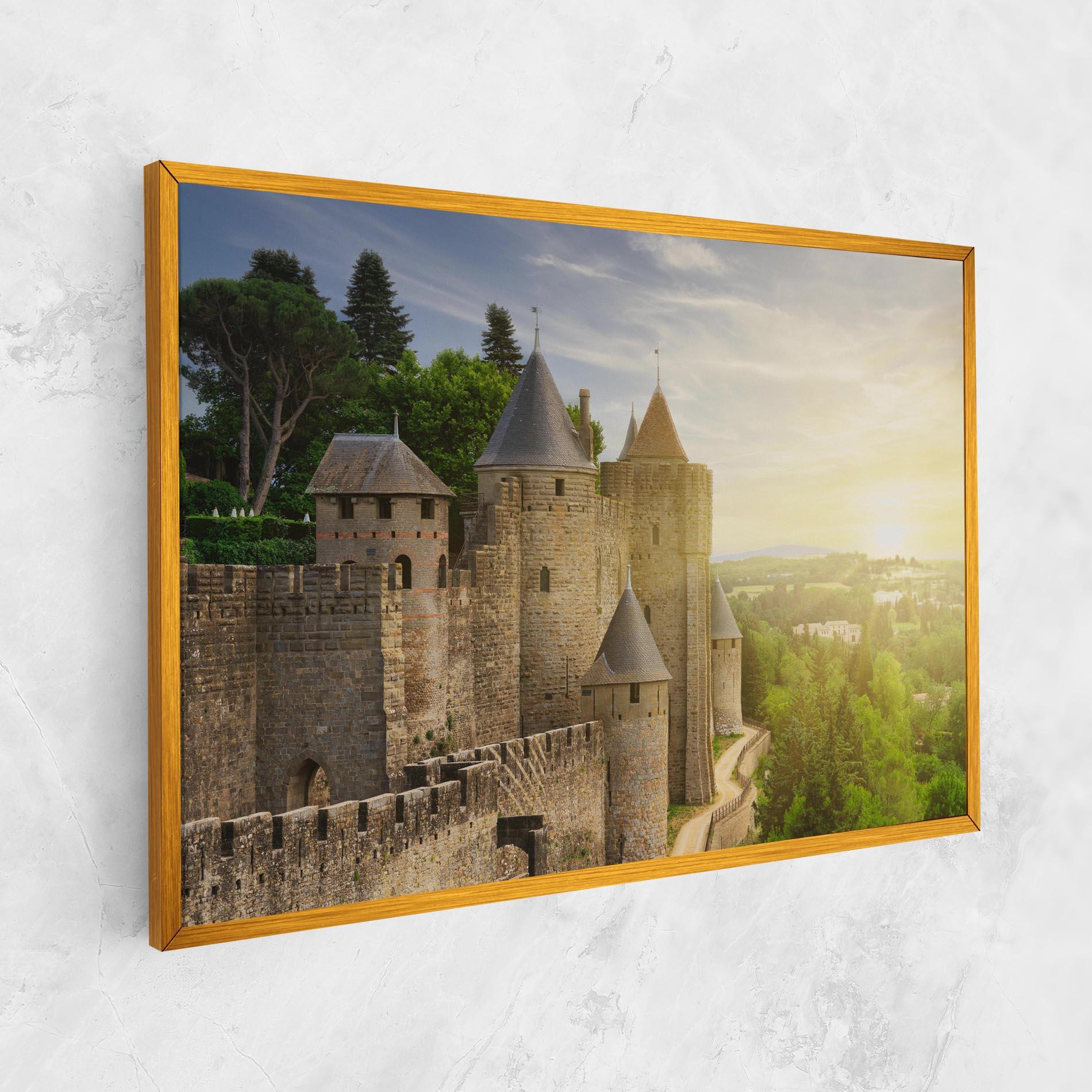 Vászonkép Carcassonne France mockup 1