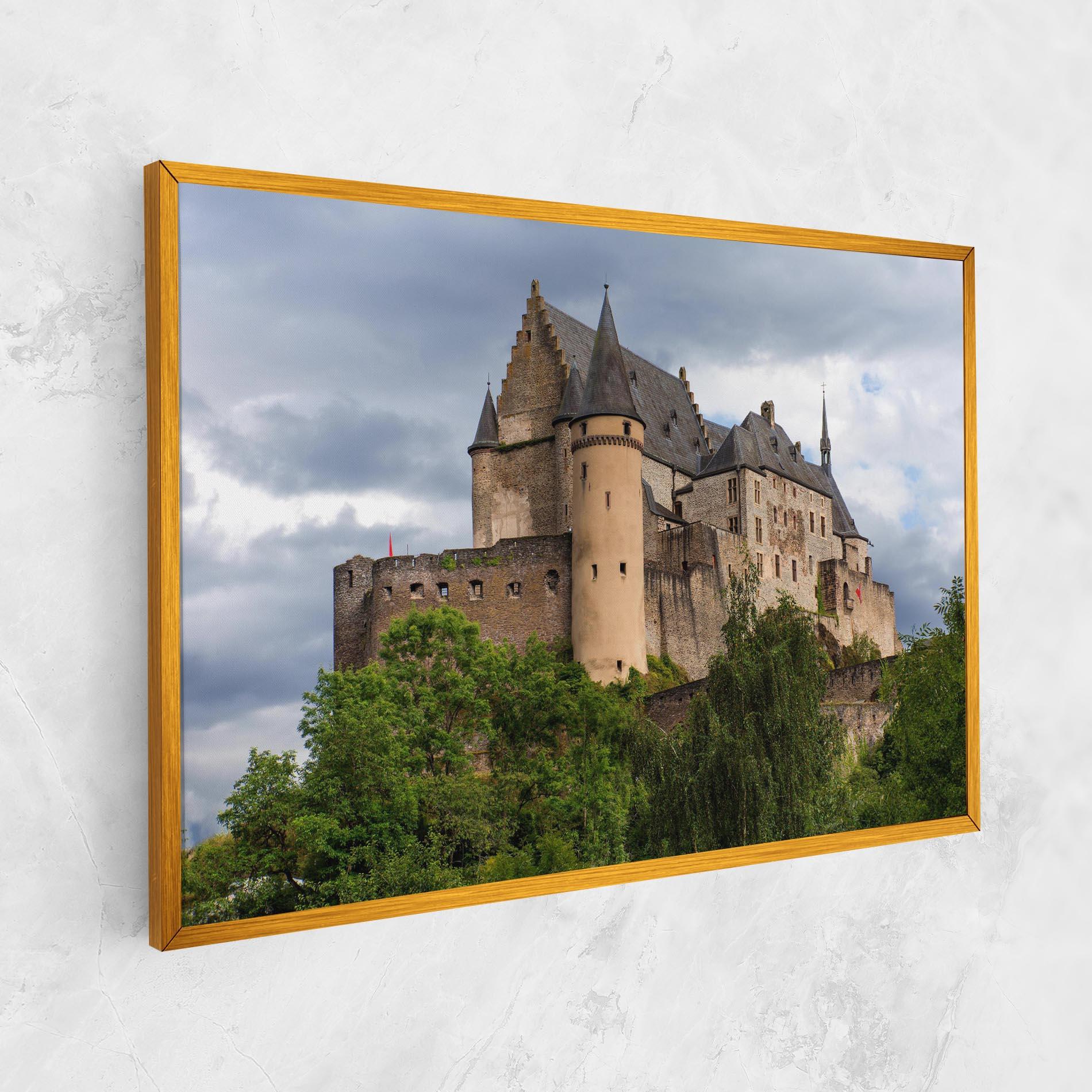 Vászonkép Castle Vianden mockup 1