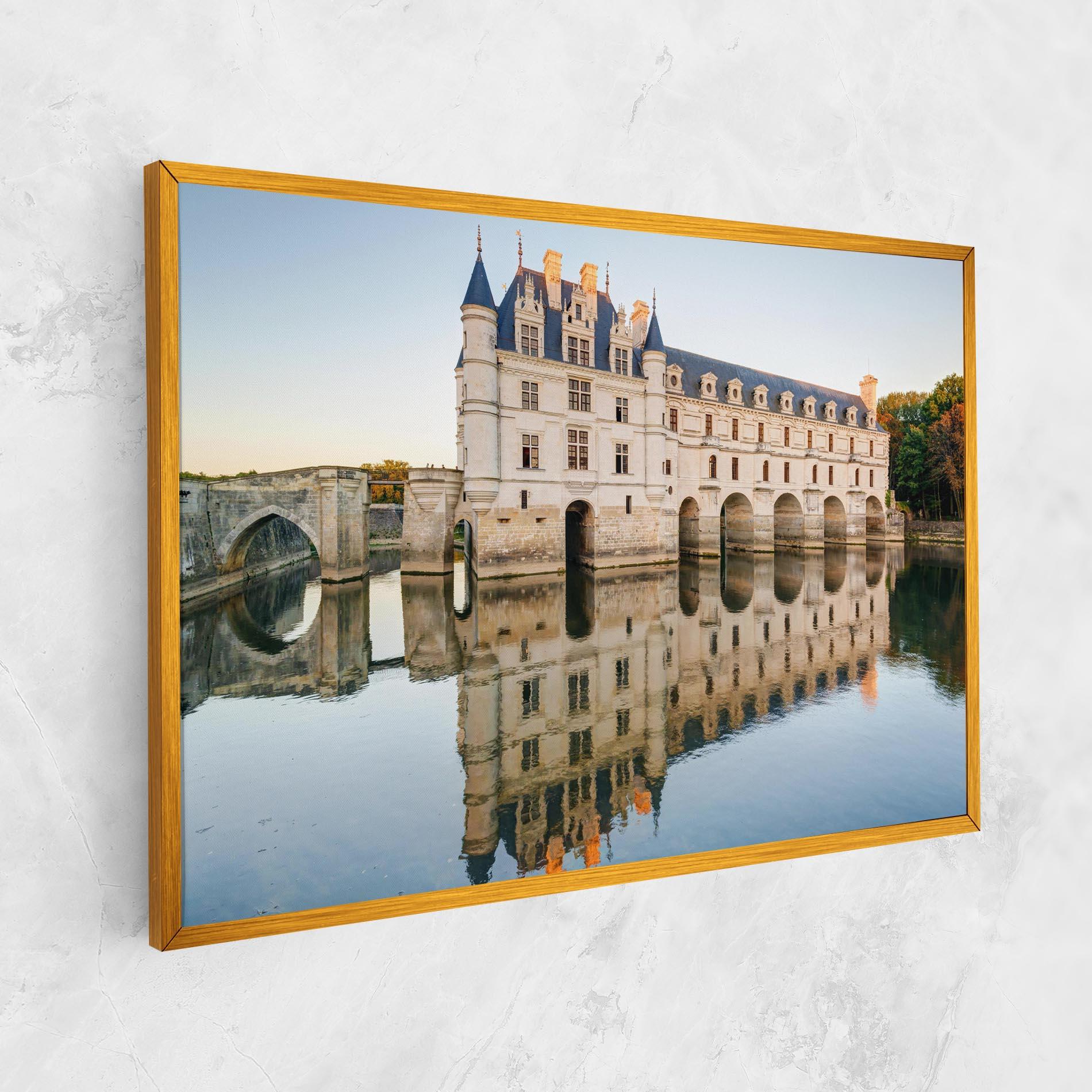 Vászonkép Chateau Chenonceau Castle mockup 1
