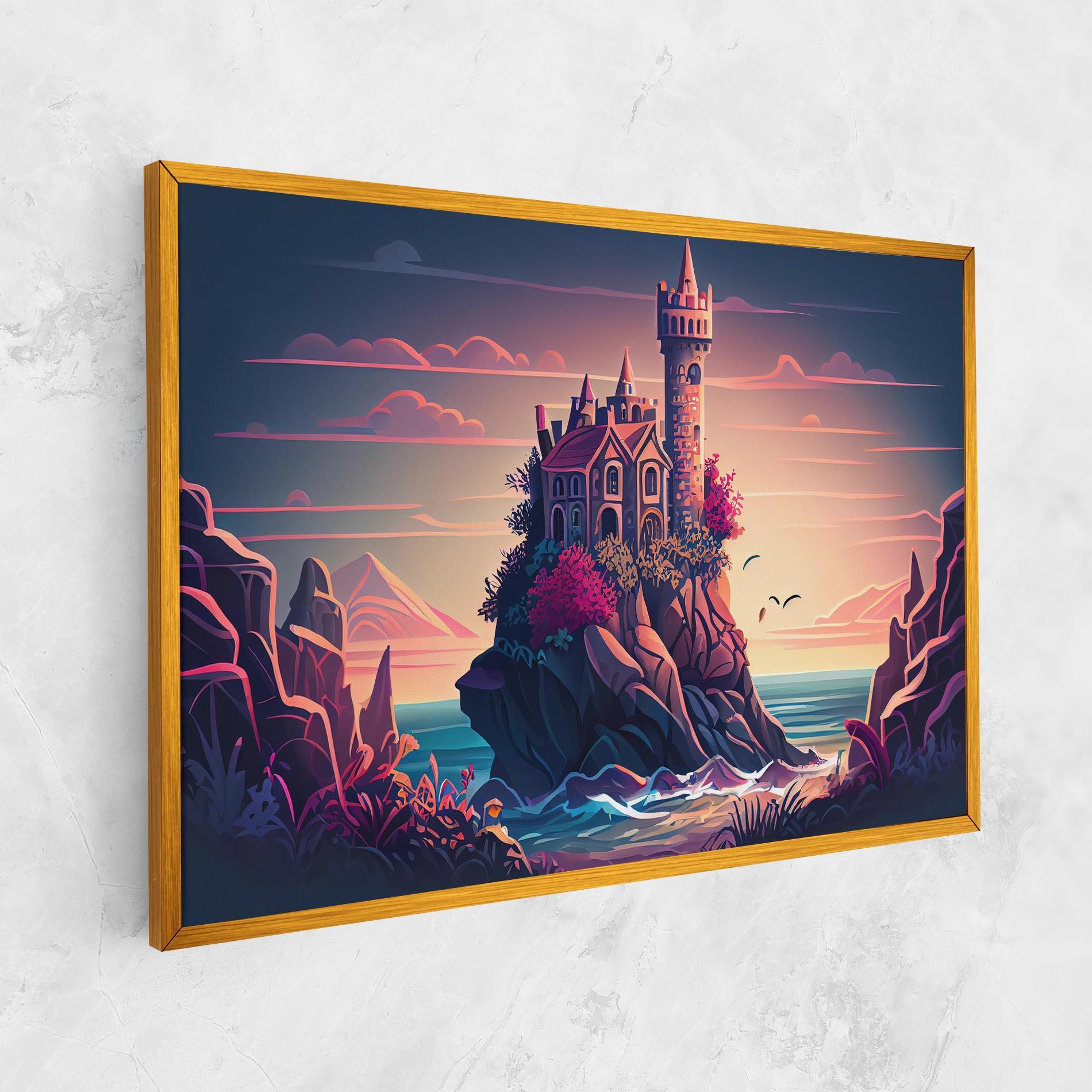 Vászonkép Cliff Castle mockup 1
