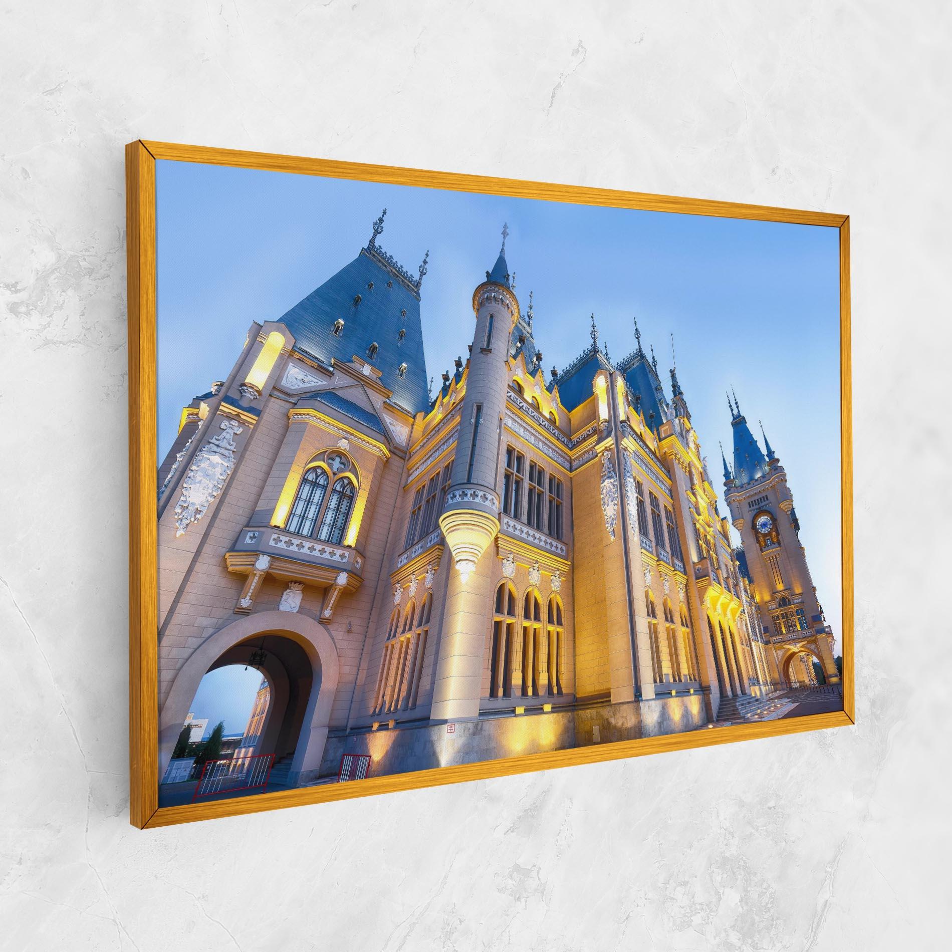 Vászonkép Palace Culture Romania mockup 1