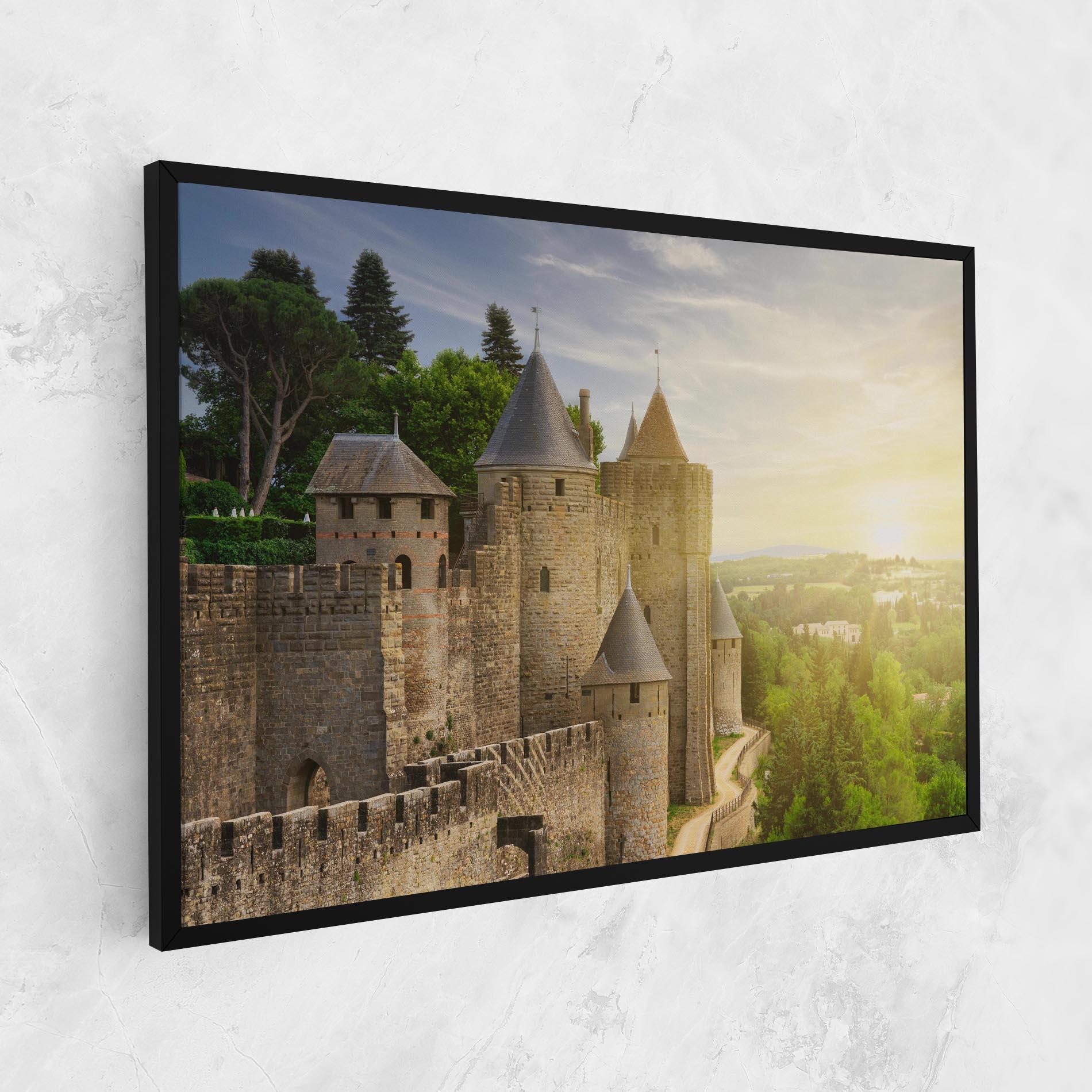 Vászonkép Carcassonne France mockup 1