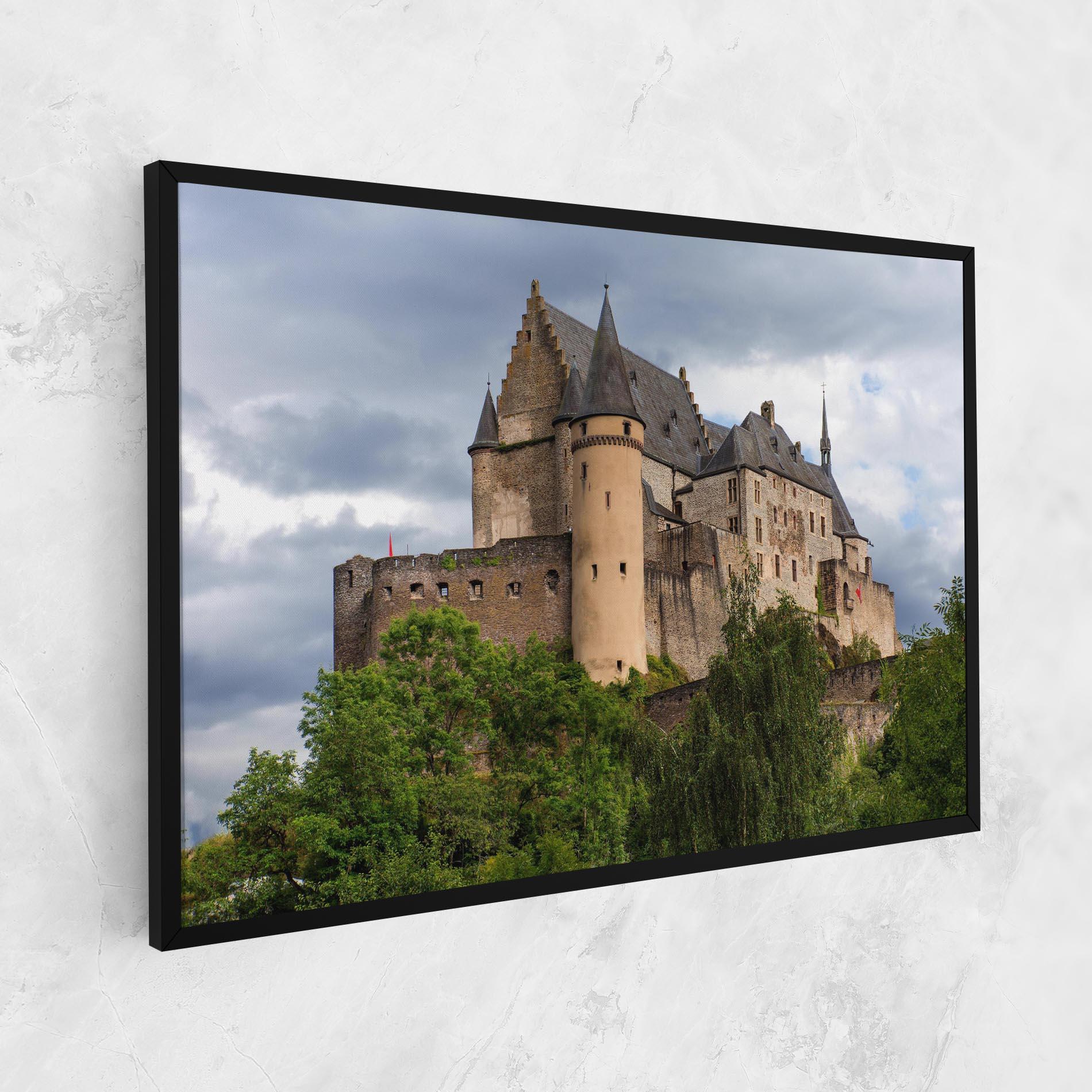 Vászonkép Castle Vianden mockup 1