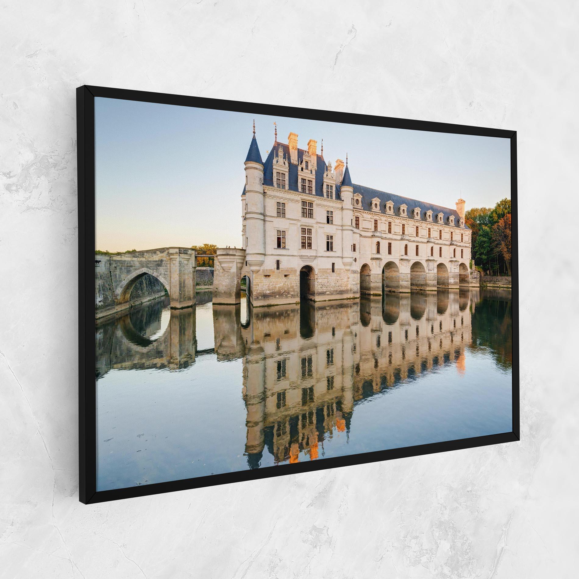 Vászonkép Chateau Chenonceau Castle mockup 1