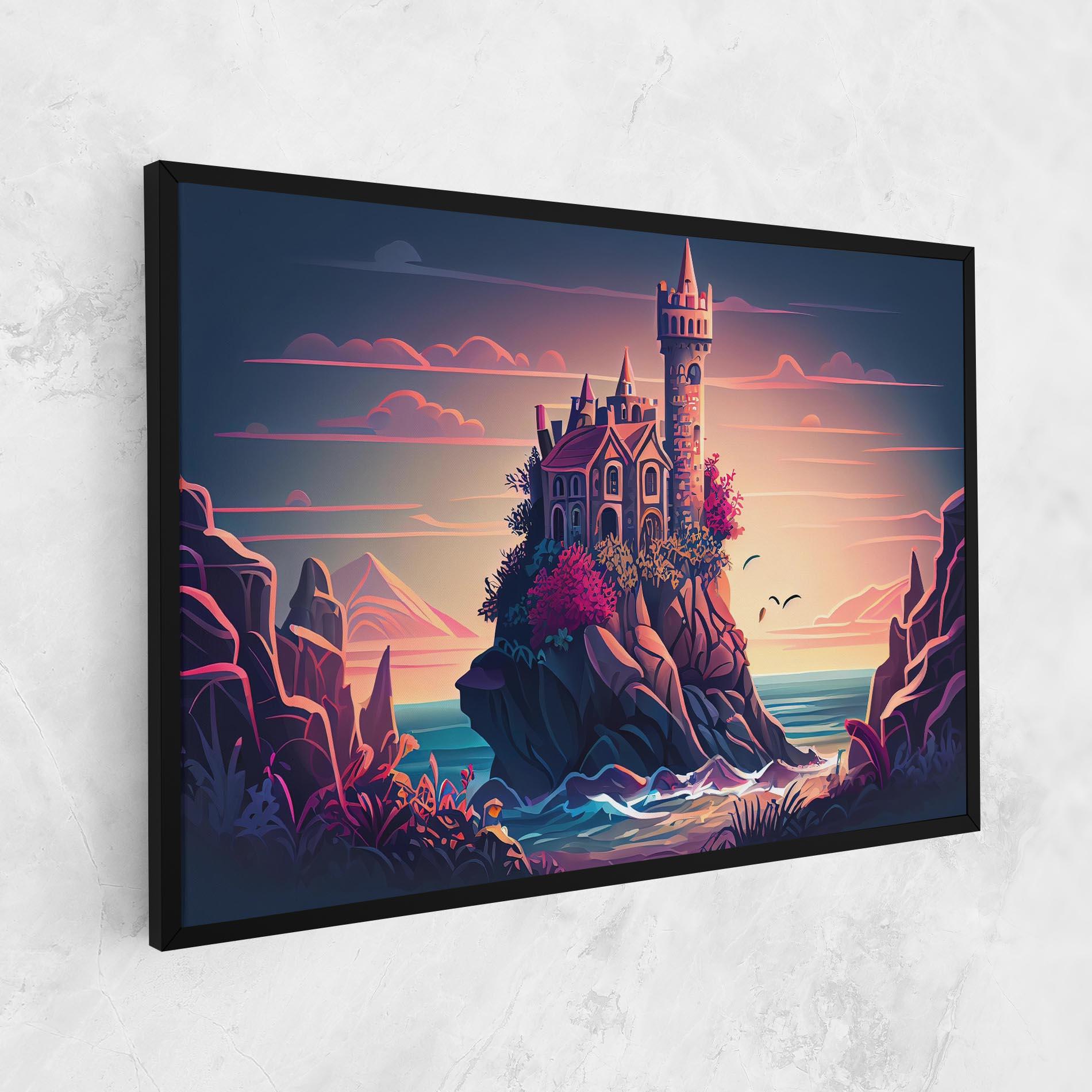 Vászonkép Cliff Castle mockup 1