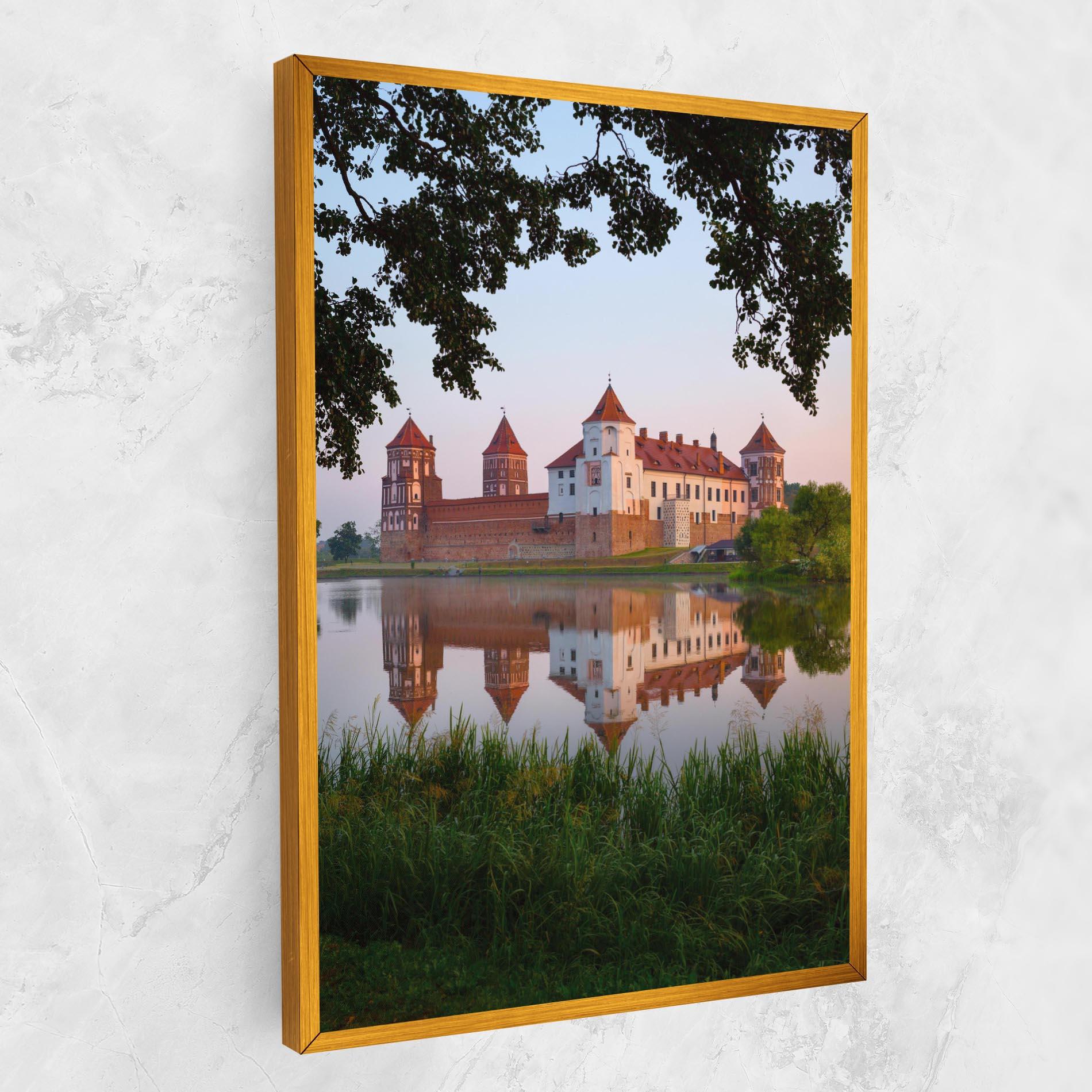 Vászonkép Ancient Castle Morning mockup 1